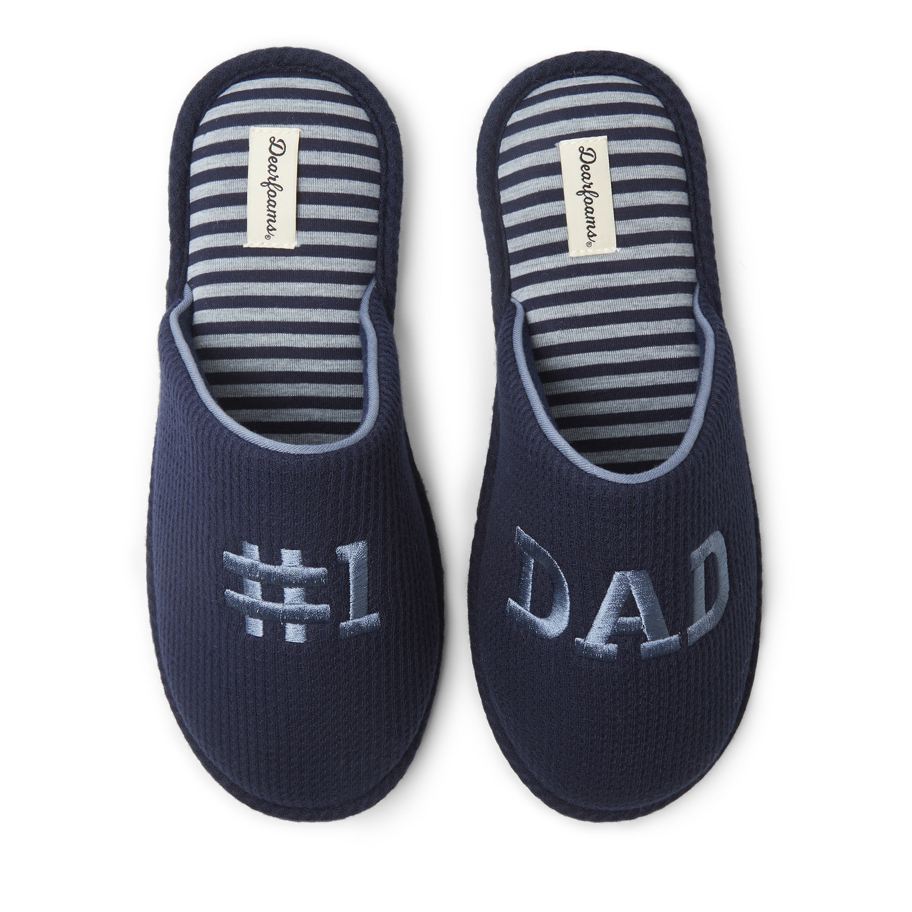 Men s Number One Dad Scuff Slipper