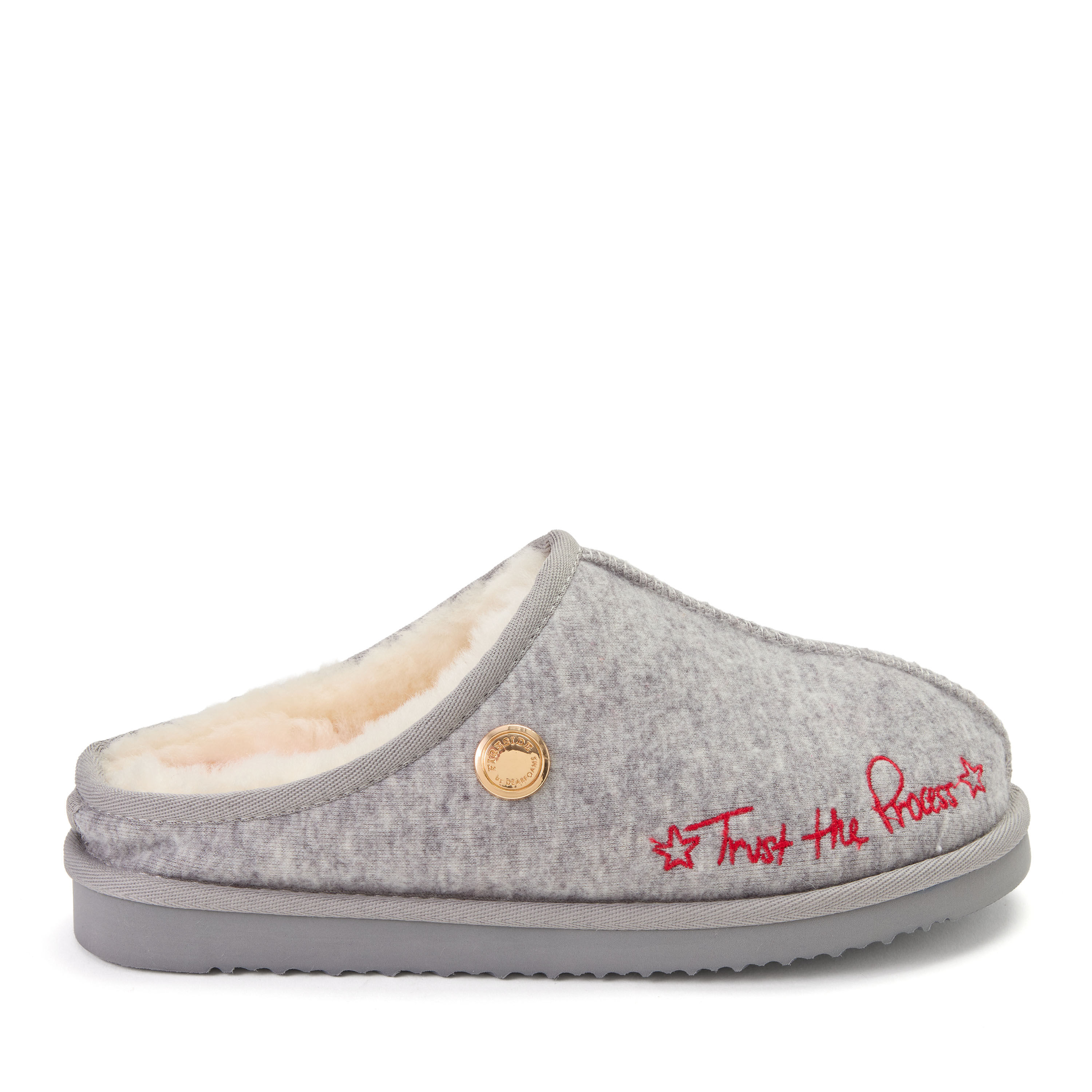 Daniella Karagach&rsquo;s Women's Fireside Knit Shearling Clog