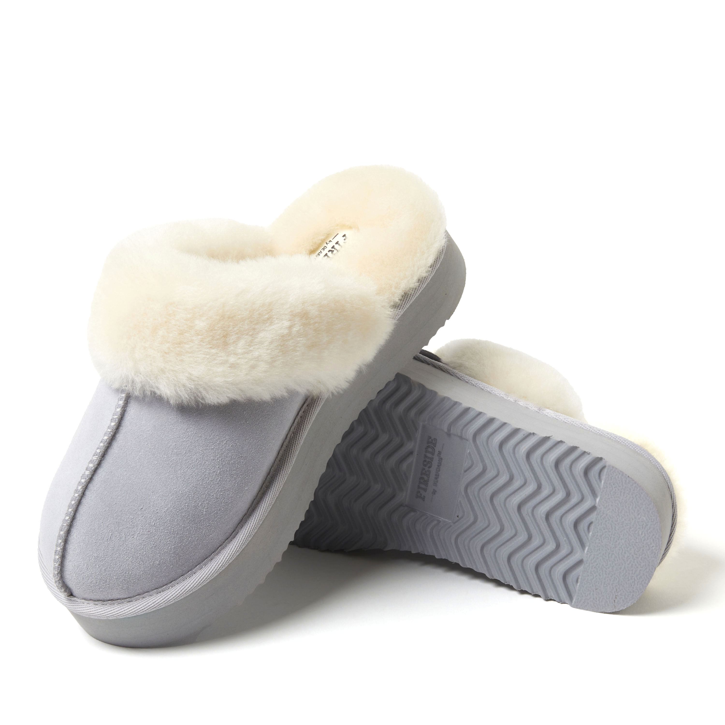 Sheepskin memory foam slippers discount