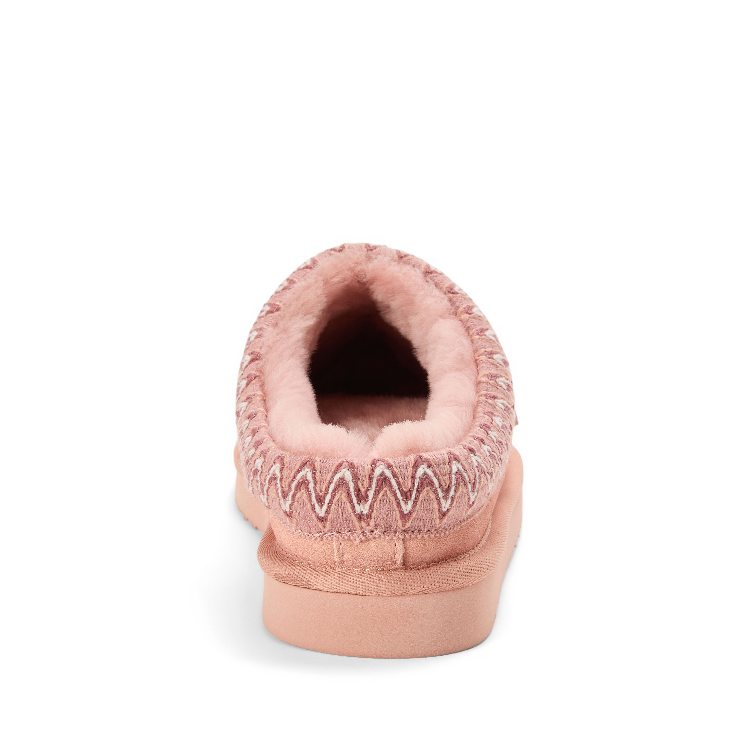 Women's Fireside by Dearfoams Greta Genuine Shearling Clog With Taping - Water Resistant