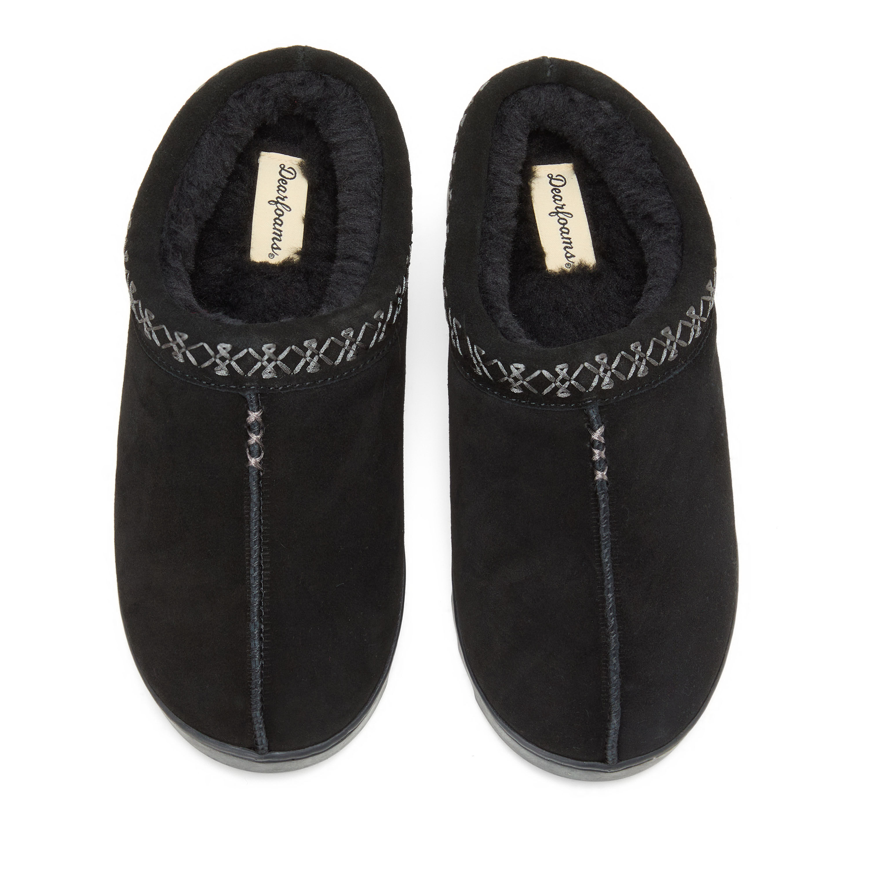 Women's Doreen Genuine Suede Clog with Embroidery