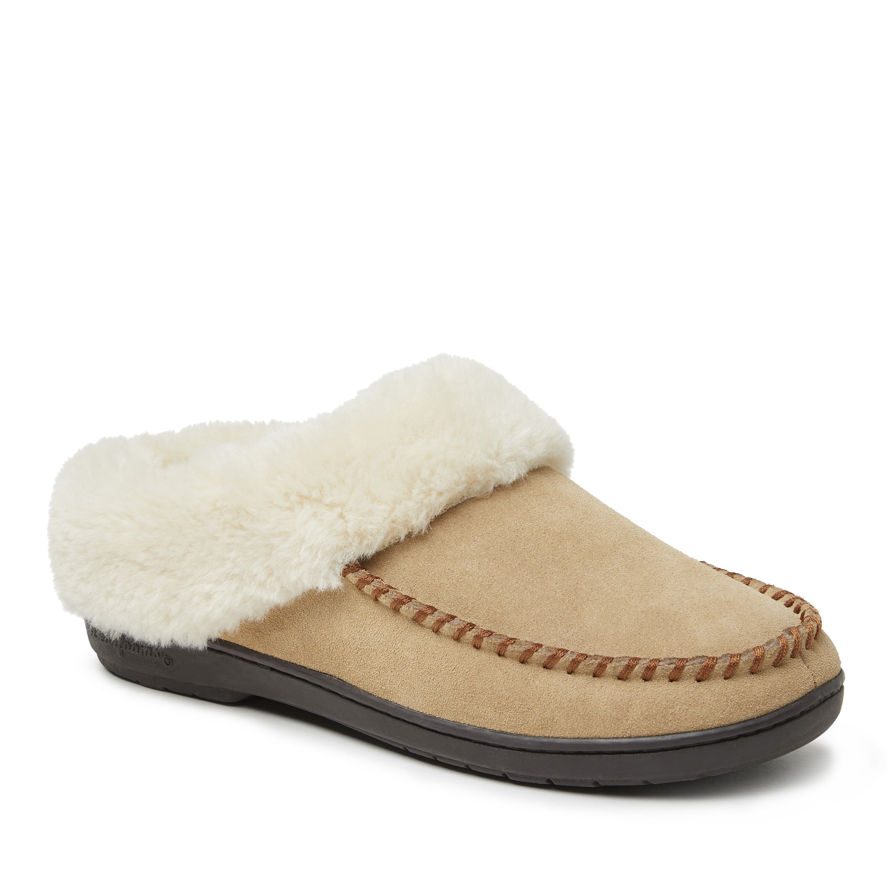 Women's Genuine Suede Moc Toe Clog