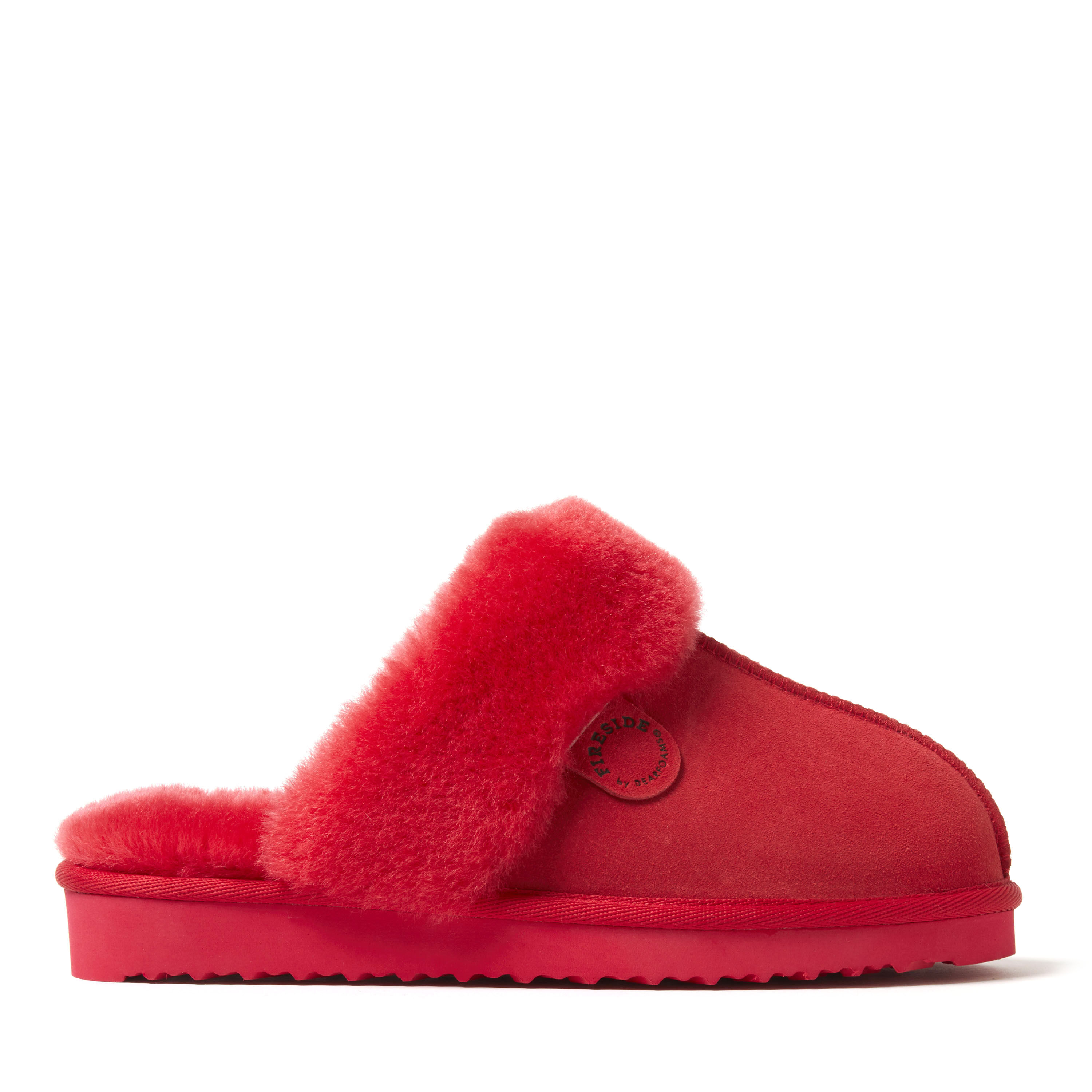 Women's Fireside By Dearfoams Sydney Genuine Shearling Scuff