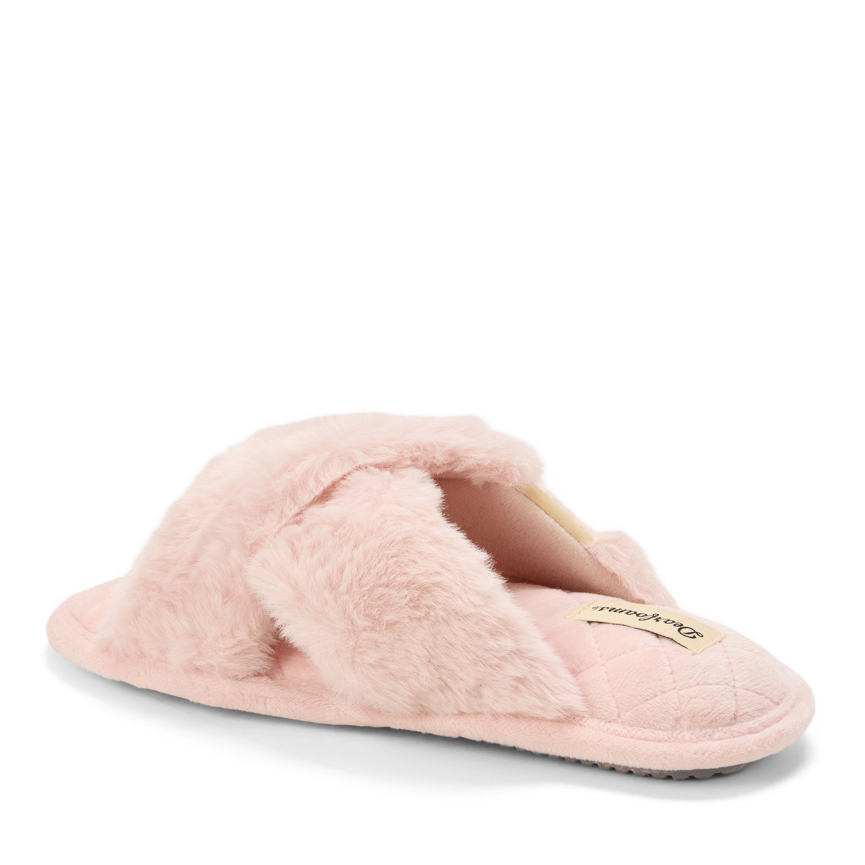 Women's Jessica Furry Crossband Slide Slipper