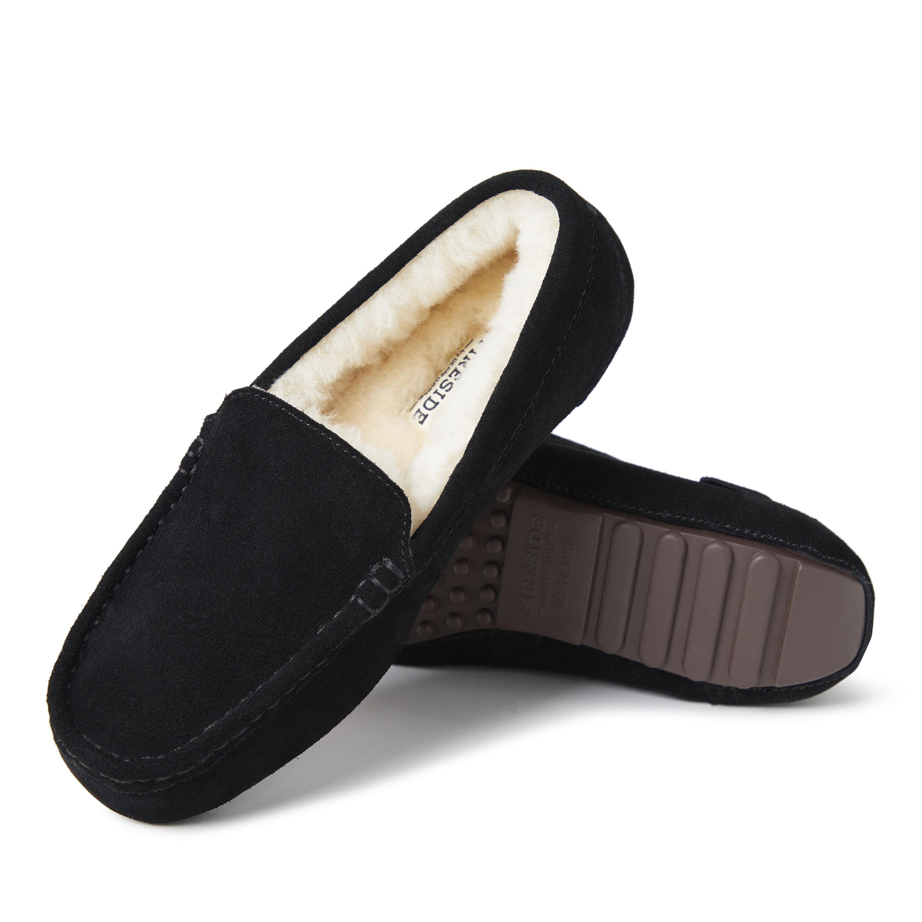 Women's Fireside by Dearfoams Mel Genuine Shearling Moccasin