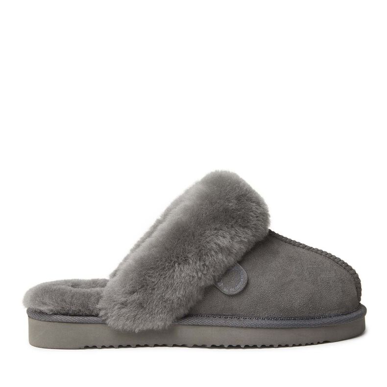 Women's Fireside by Dearfoams Sydney Water Resistant Genuine Shearling Scuff Slipper