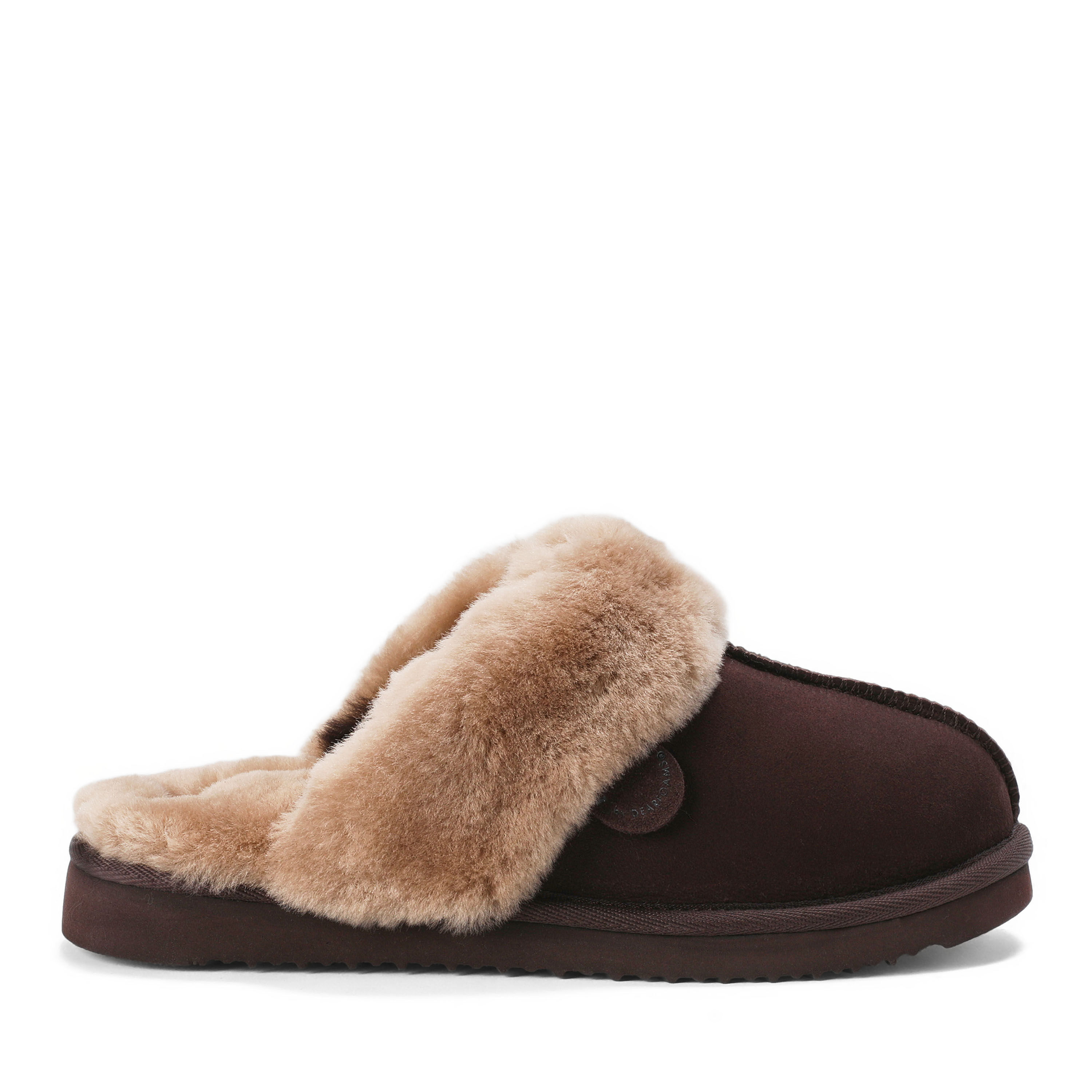 Women's Fireside by Dearfoams Sydney Genuine Shearling Scuff Slipper