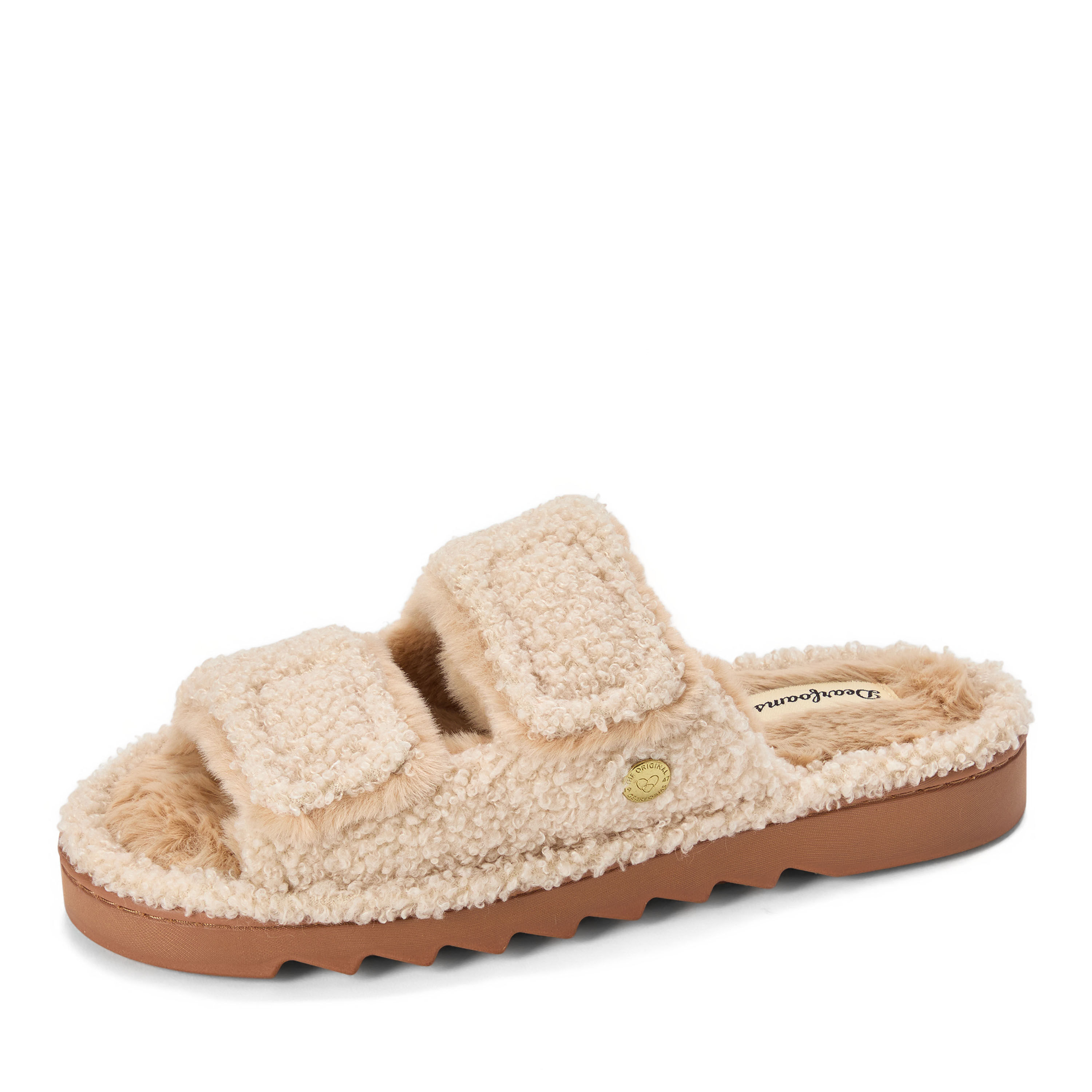 Women's Regina Teddy Double Band Slide