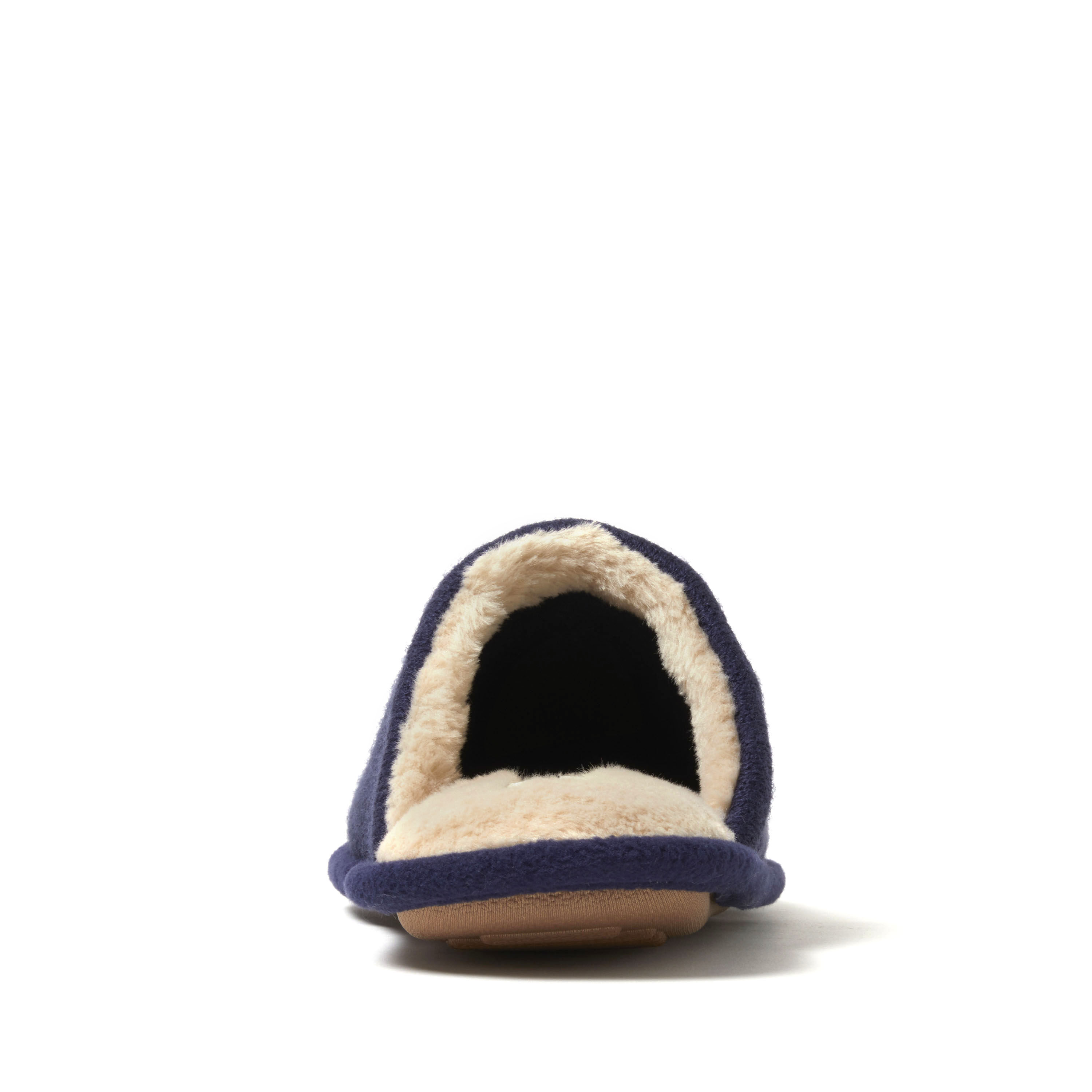 Women's Novelty Knit Scuff With Eyemask