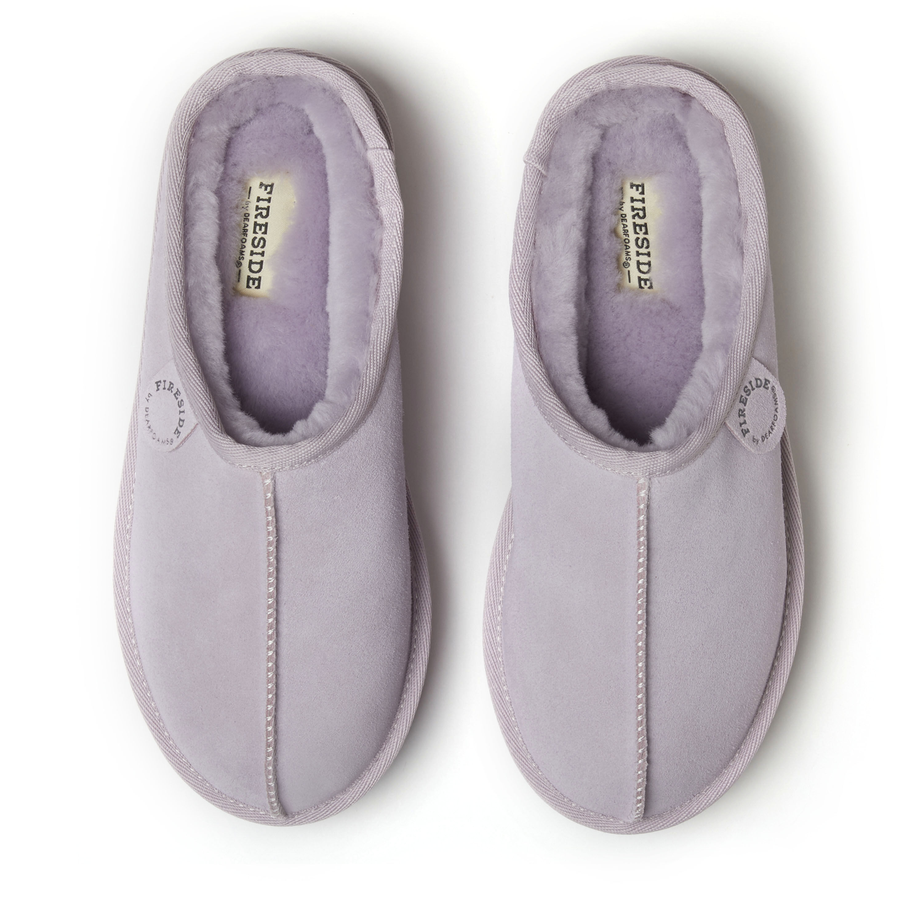 Women's Fireside by Dearfoams Queenstown Platform Genuine Shearling Clog