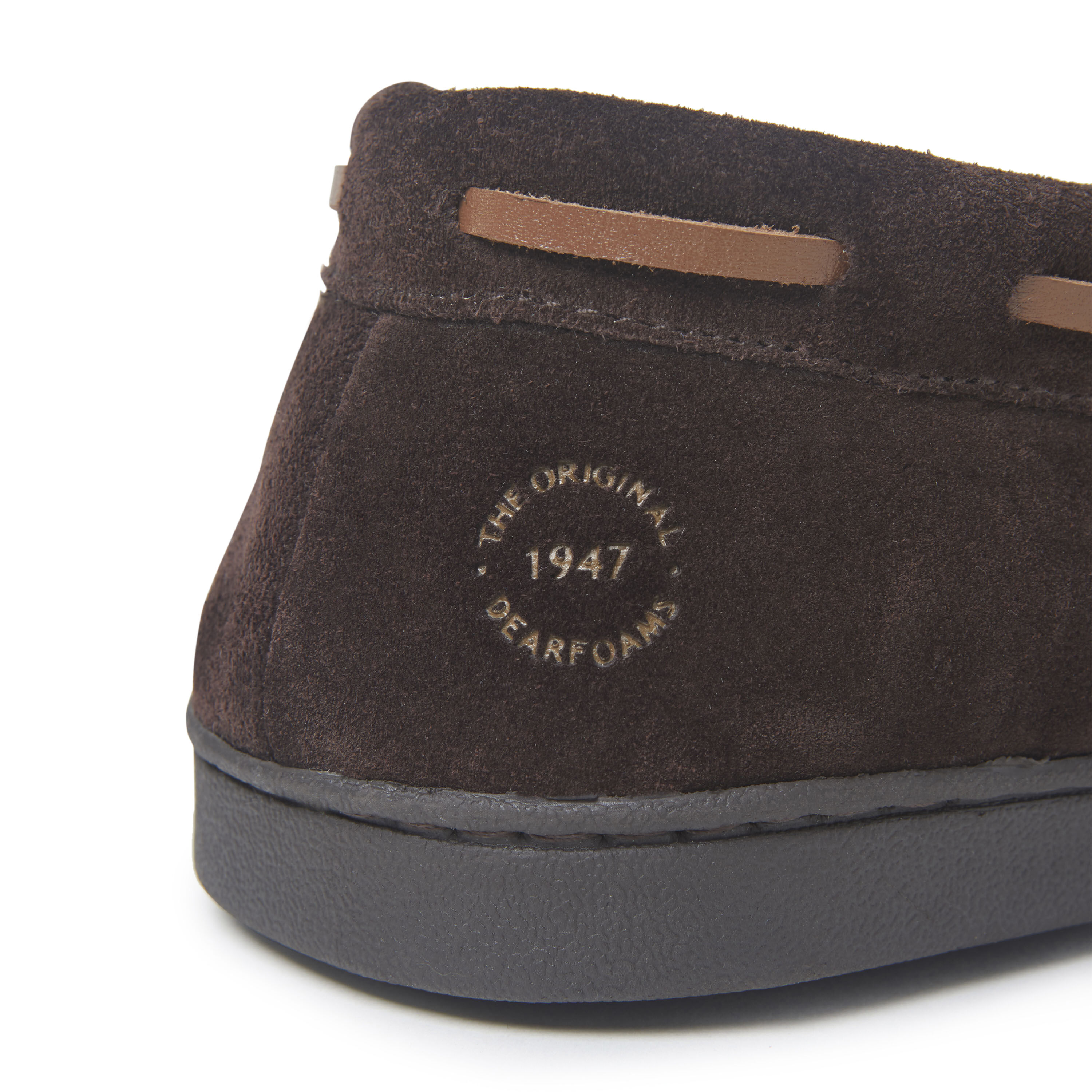 Men's Hudson Genuine Suede Moccasin with Tie