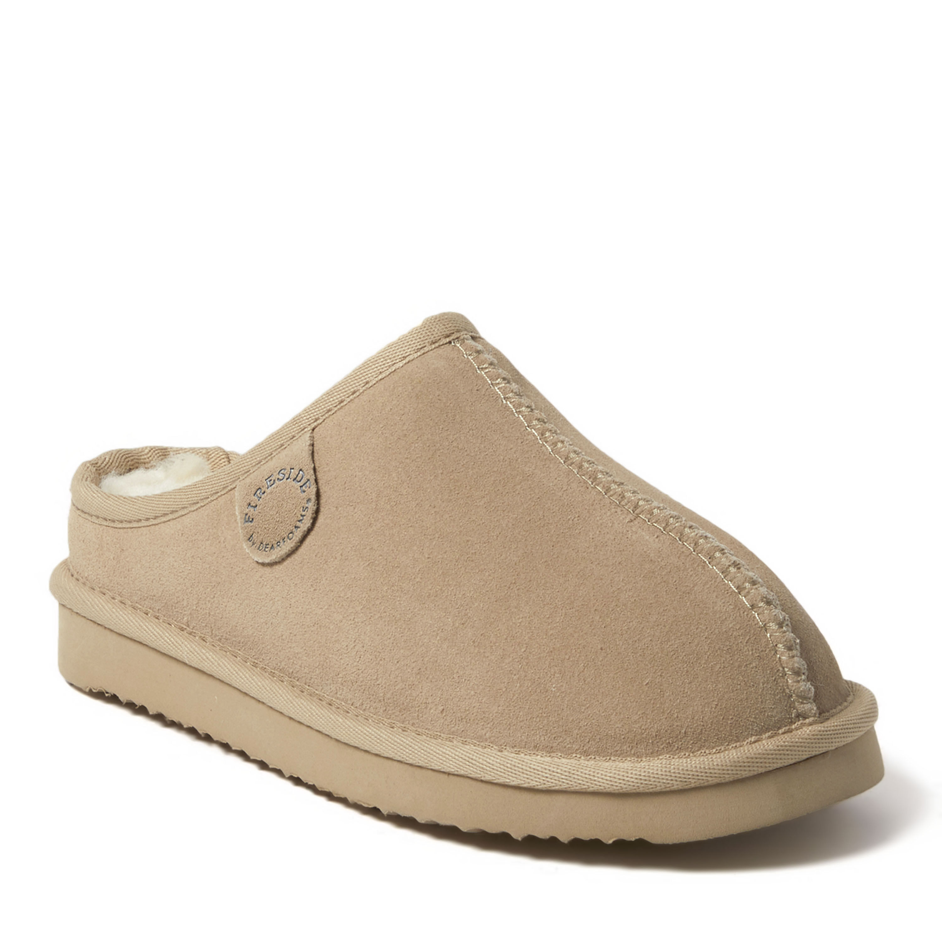 Women's Fireside by Dearfoams Greta Genuine Shearling Clog - Water Resistant