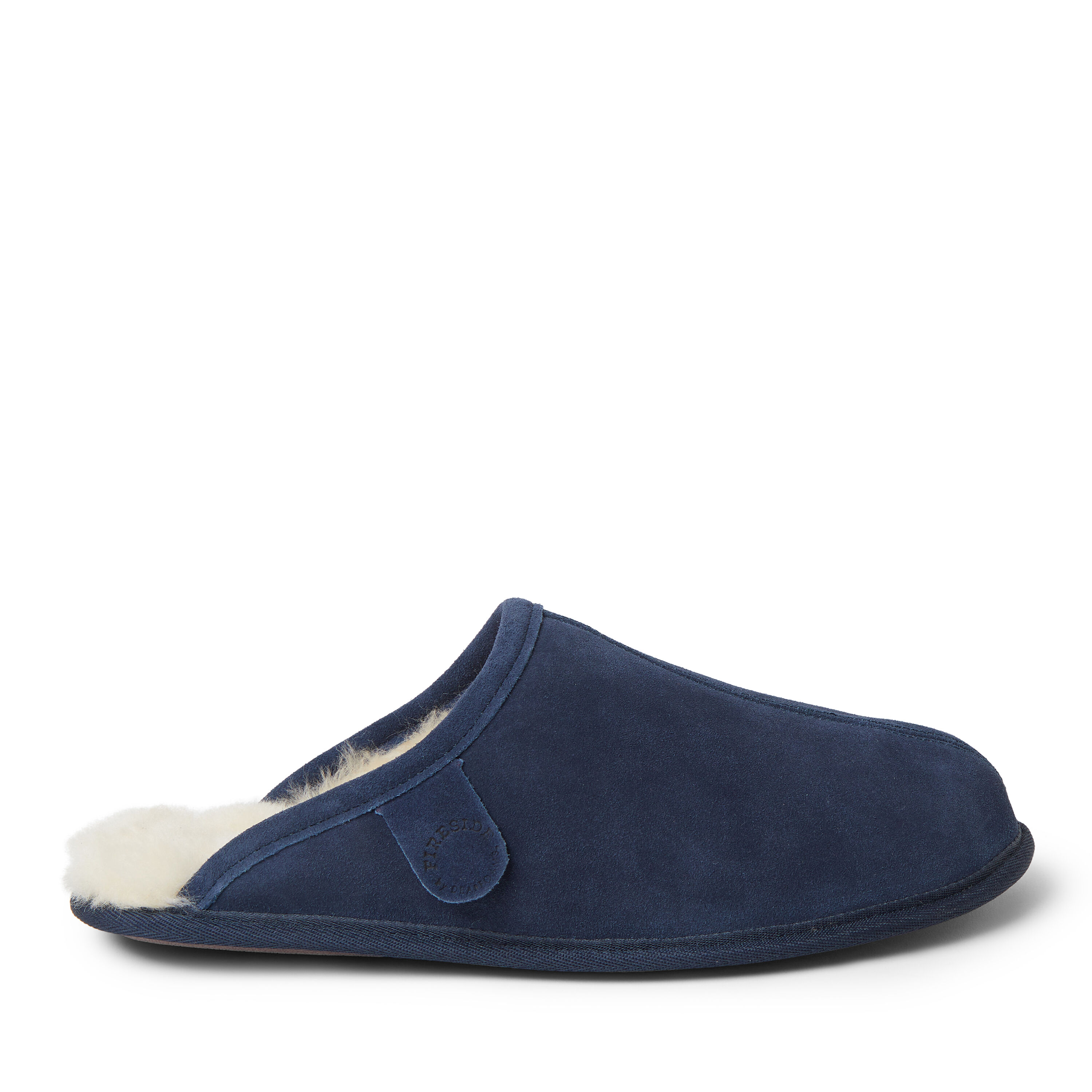 Mens shearling scuff slippers clearance