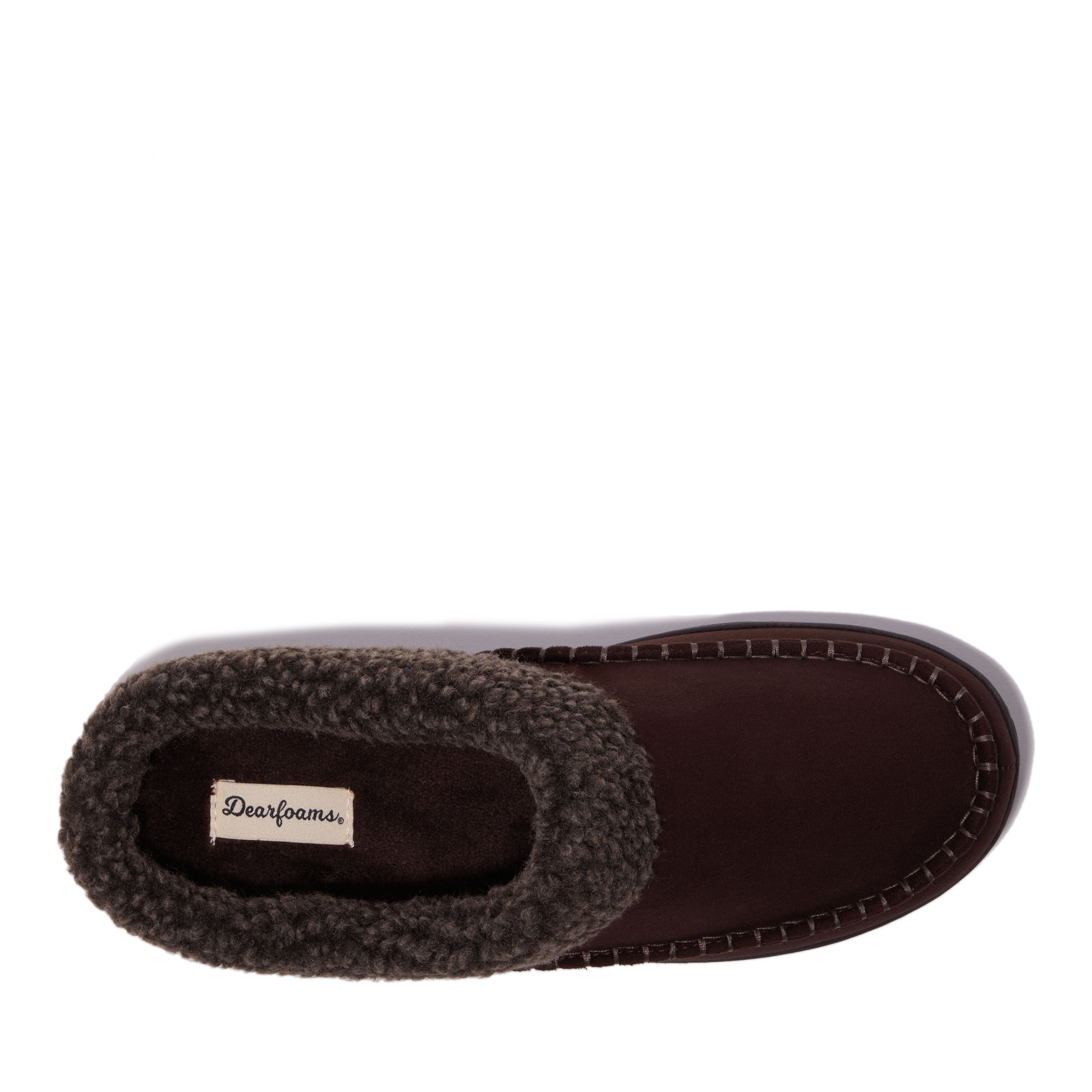 Dearfoams microsuede berber lined clog store
