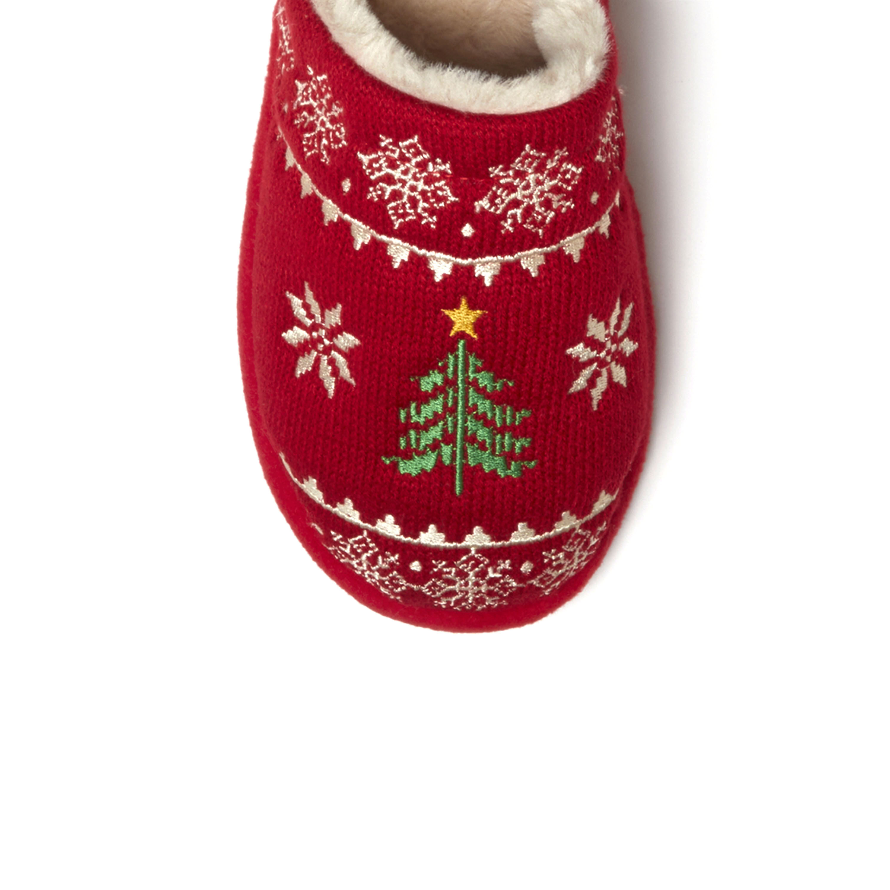 Women's Novelty Knit Scuff With Eyemask