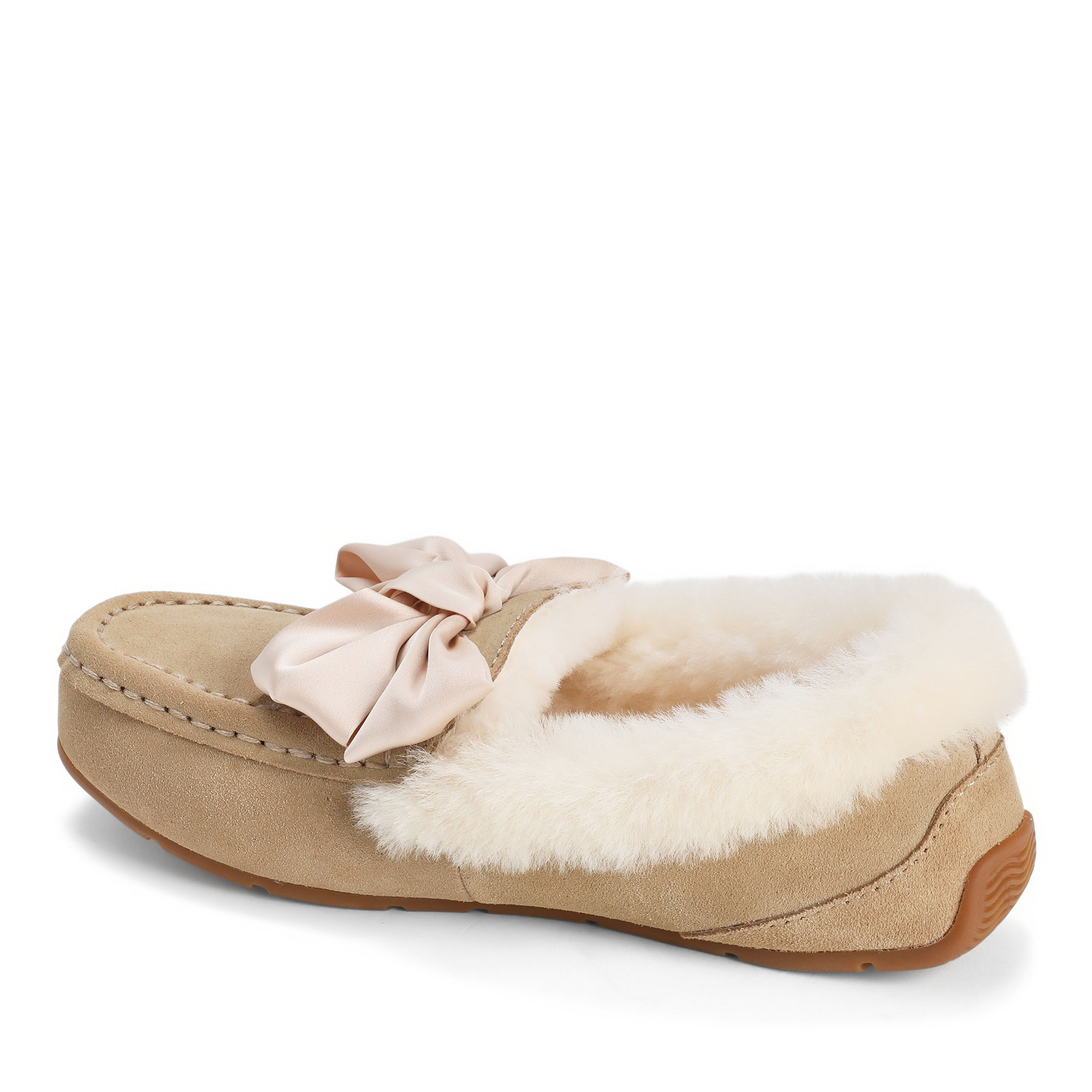 Women's Mel Dream Bow Genuine Shearling Moccasin
