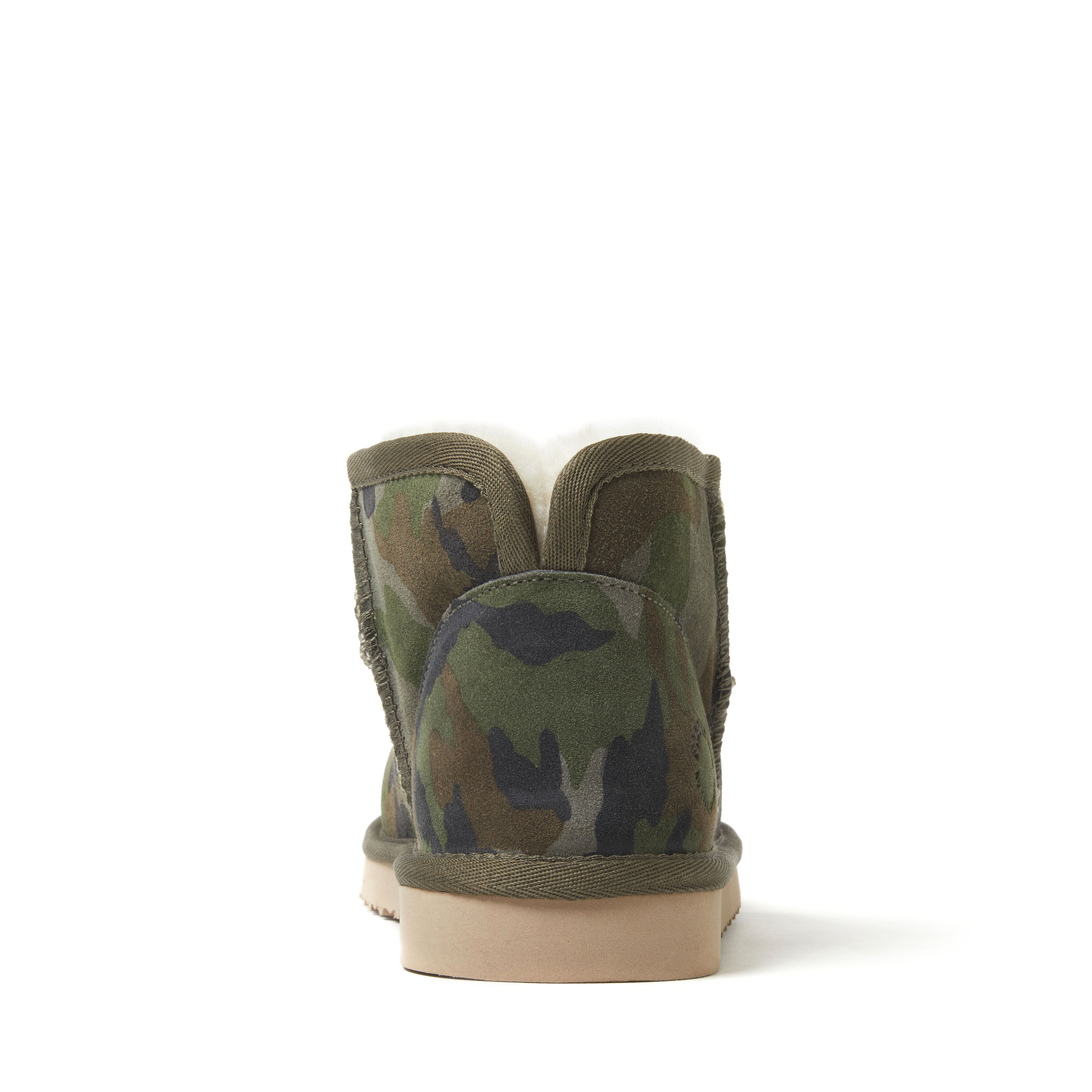 Women's Fireside by Dearfoams Riverland Genuine Shearling Micro Bootie