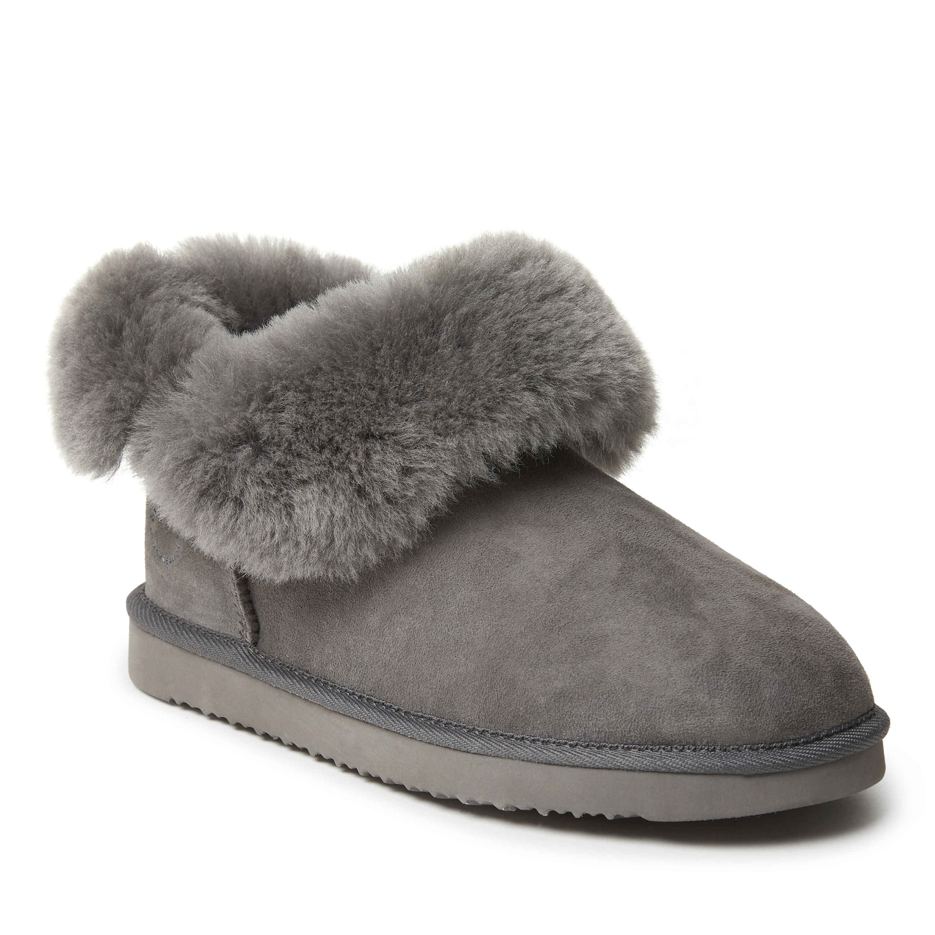 Women s Fireside by Dearfoams Perth Genuine Shearling Foldover Boot Slipper