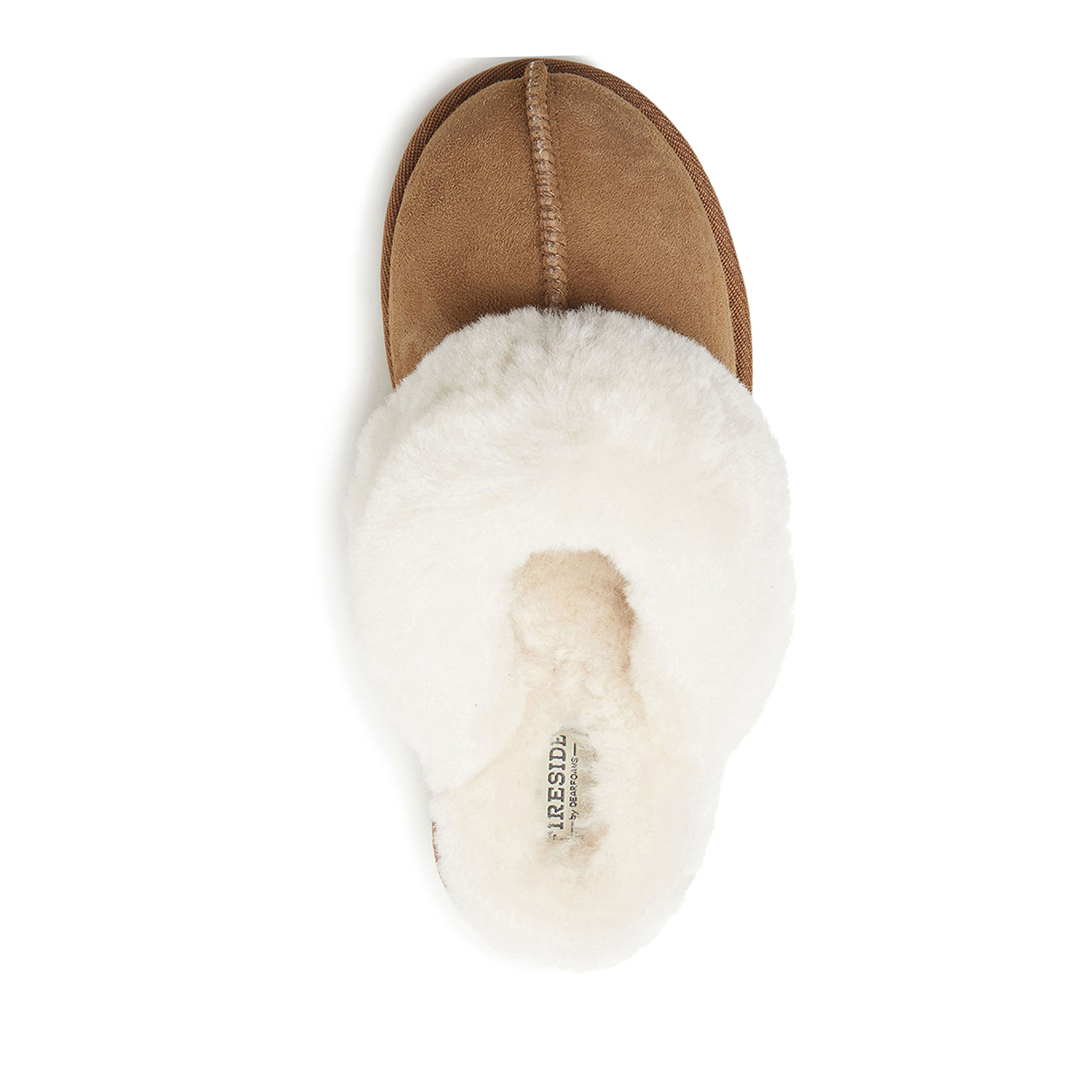 Women's Fireside by Dearfoams Sydney Genuine Shearling Scuff Slipper