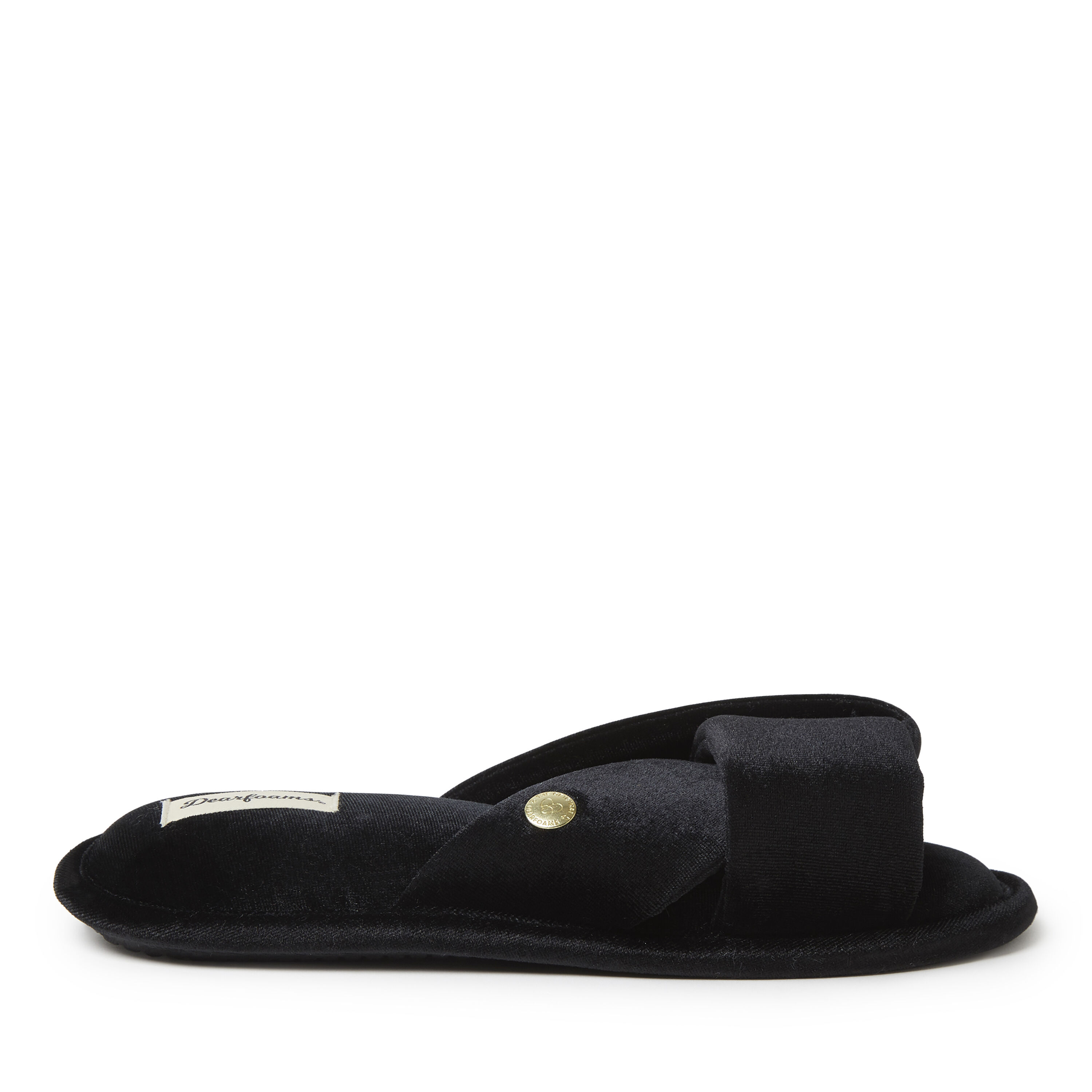 Women's Jules Shiny Velour Twist Vamp Slide