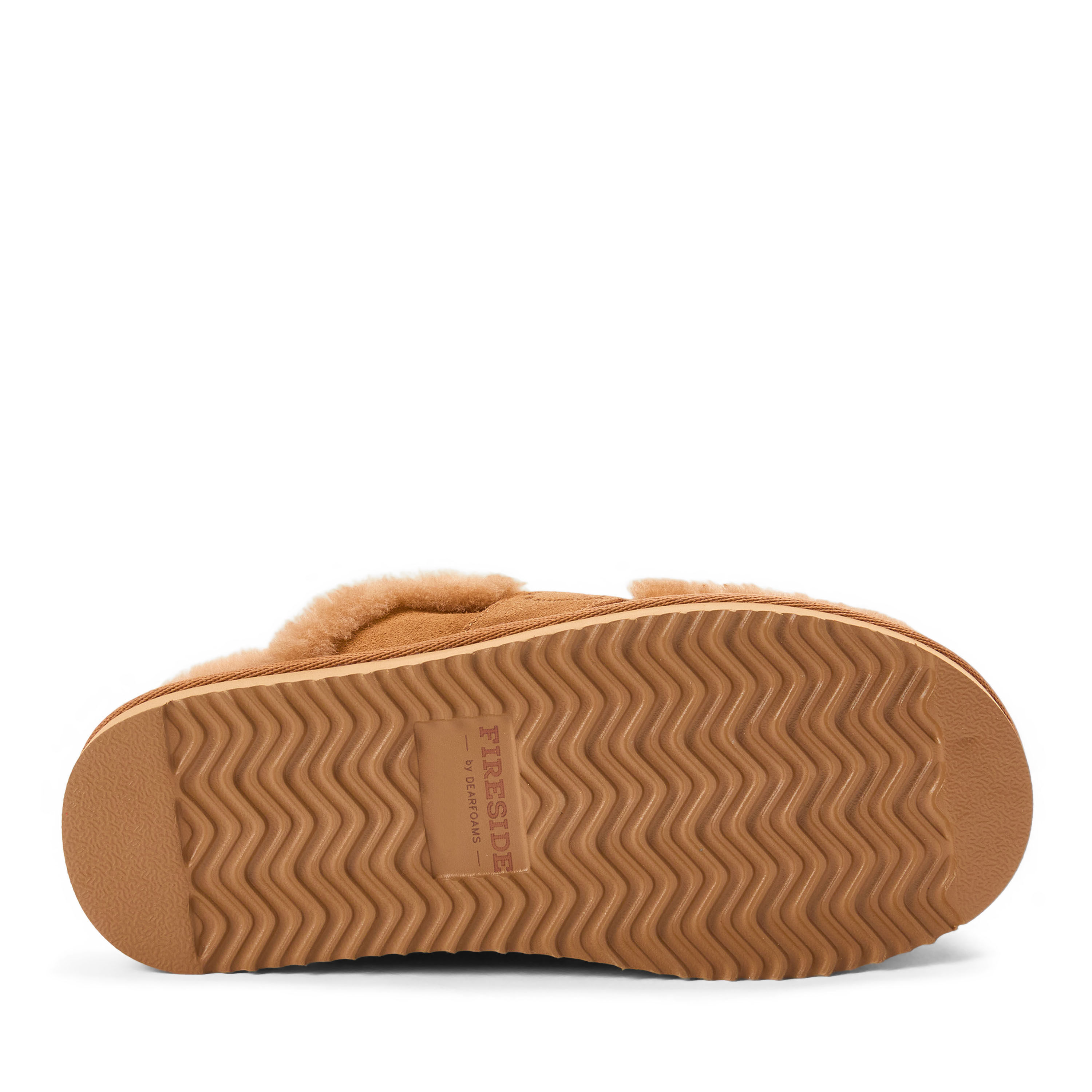 Women's Fireside by Dearfoams Richmond Genuine Shearling Scuff