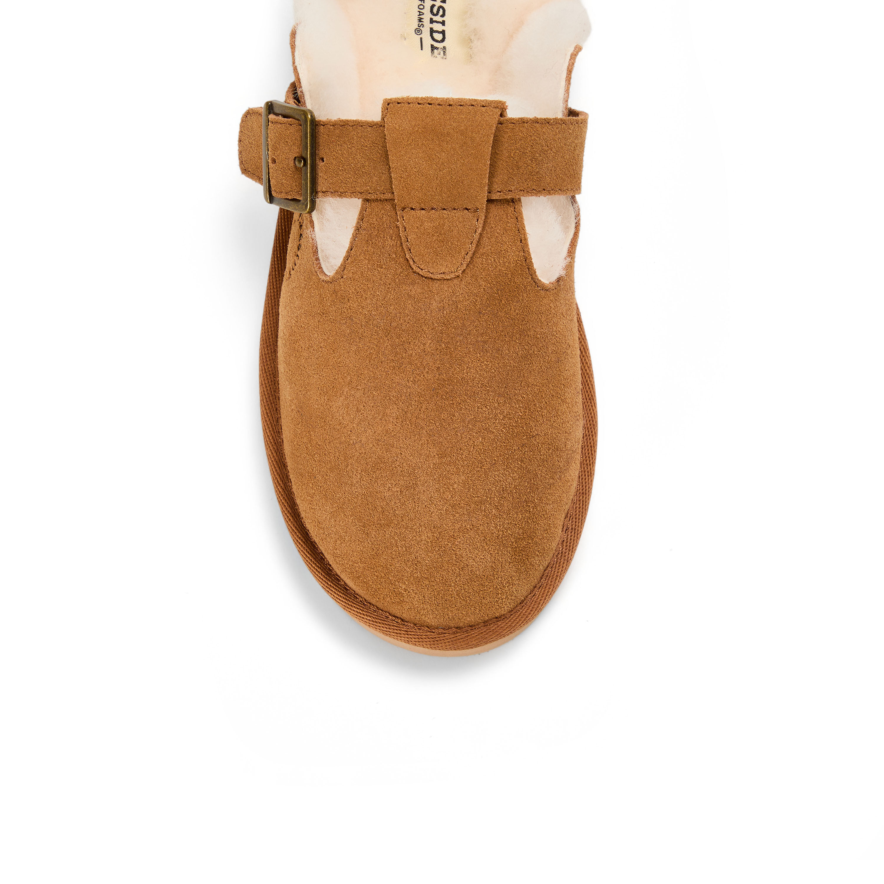 Women's Fireside by Dearfoams Maitland Genuine Shearling Scuff
