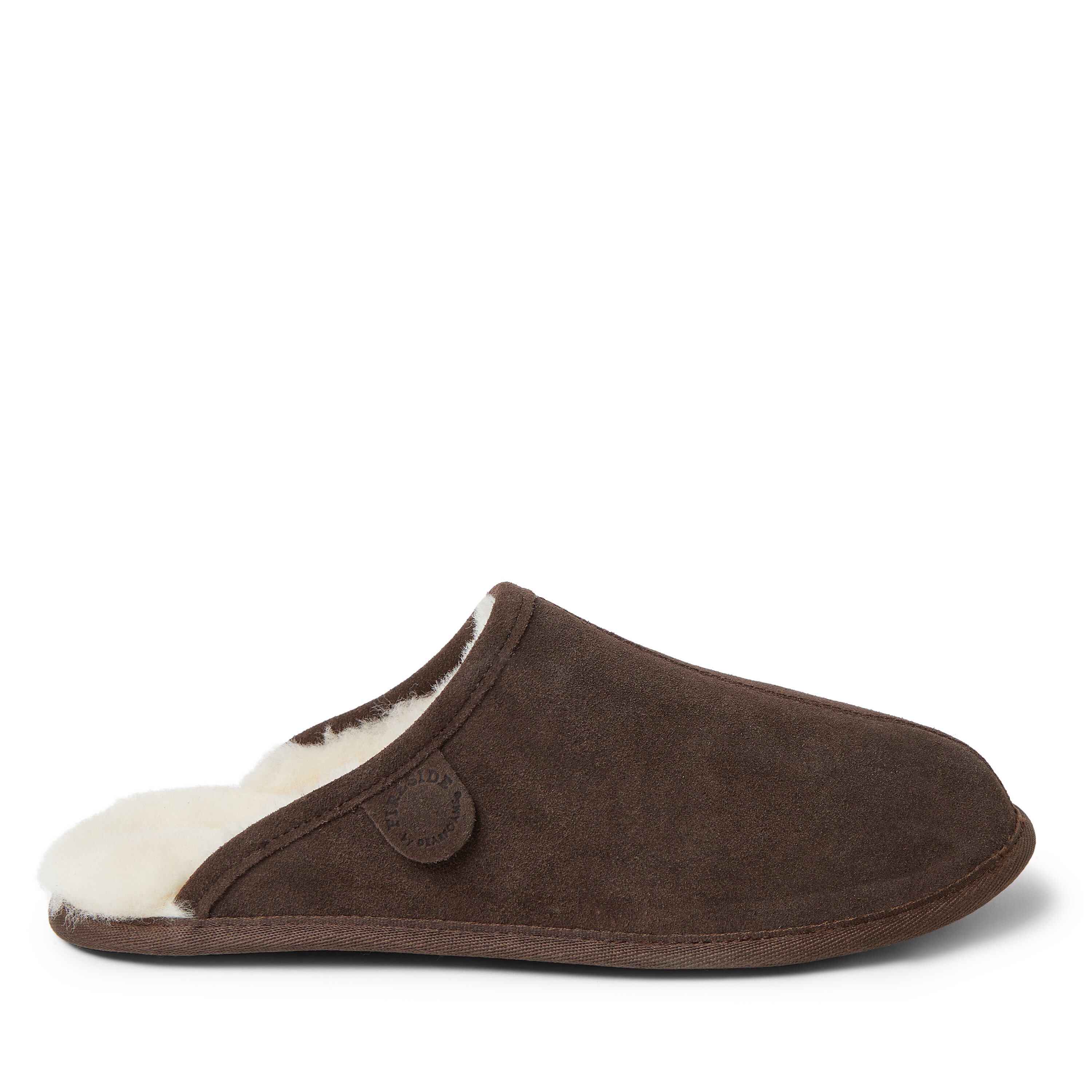 Men's Fireside by Dearfoams Warwick Genuine Shearling Scuff Slipper