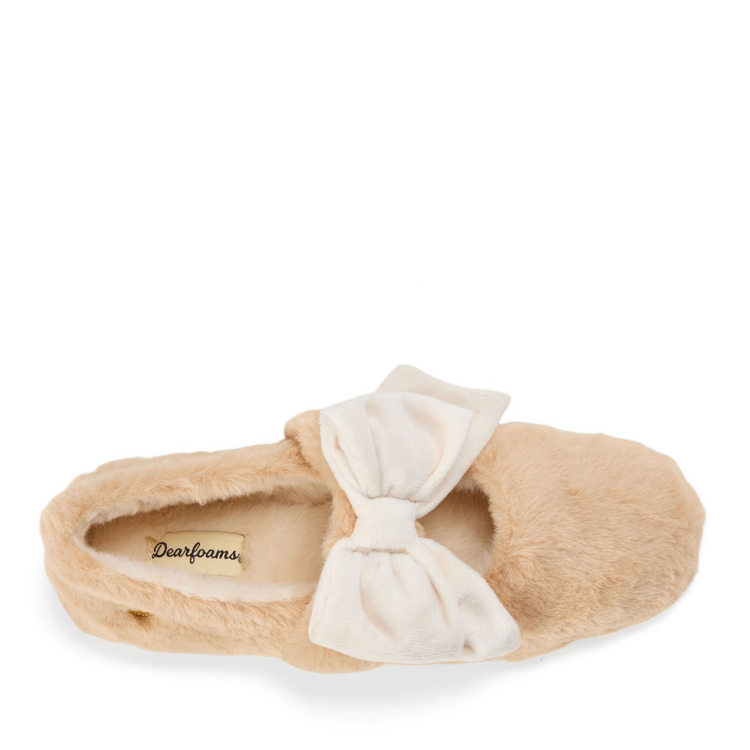 Dearfoams Women's Pennie Maryjane With Bow Slippers