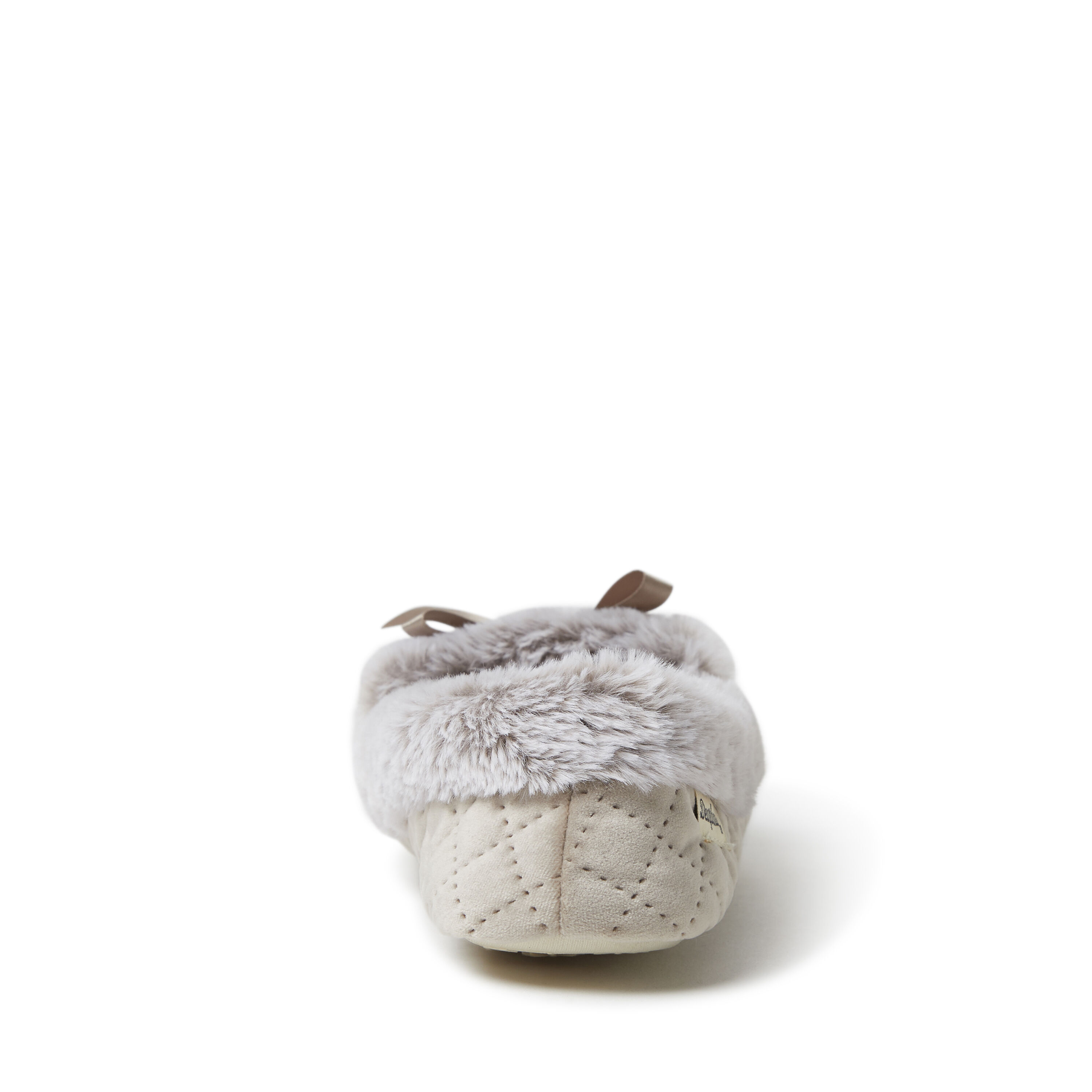 Women's Quilted Velour Moccasin