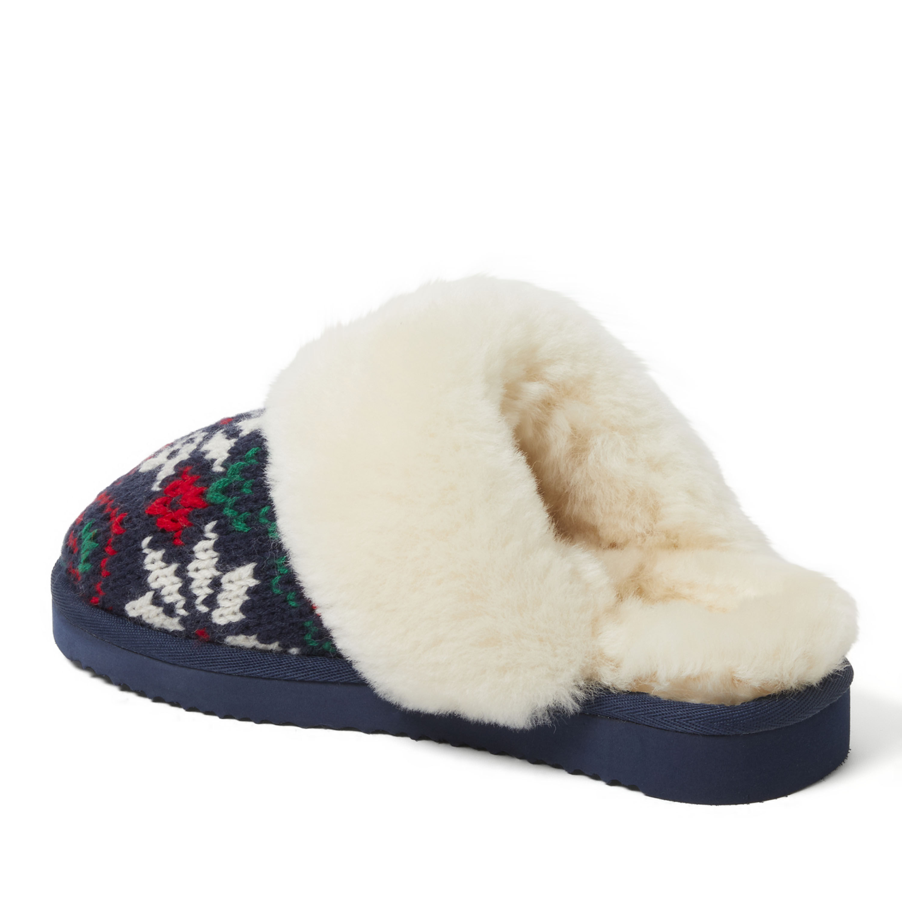 Women's Fireside by Dearfoams Sydney Holiday Fairisle Scuff
