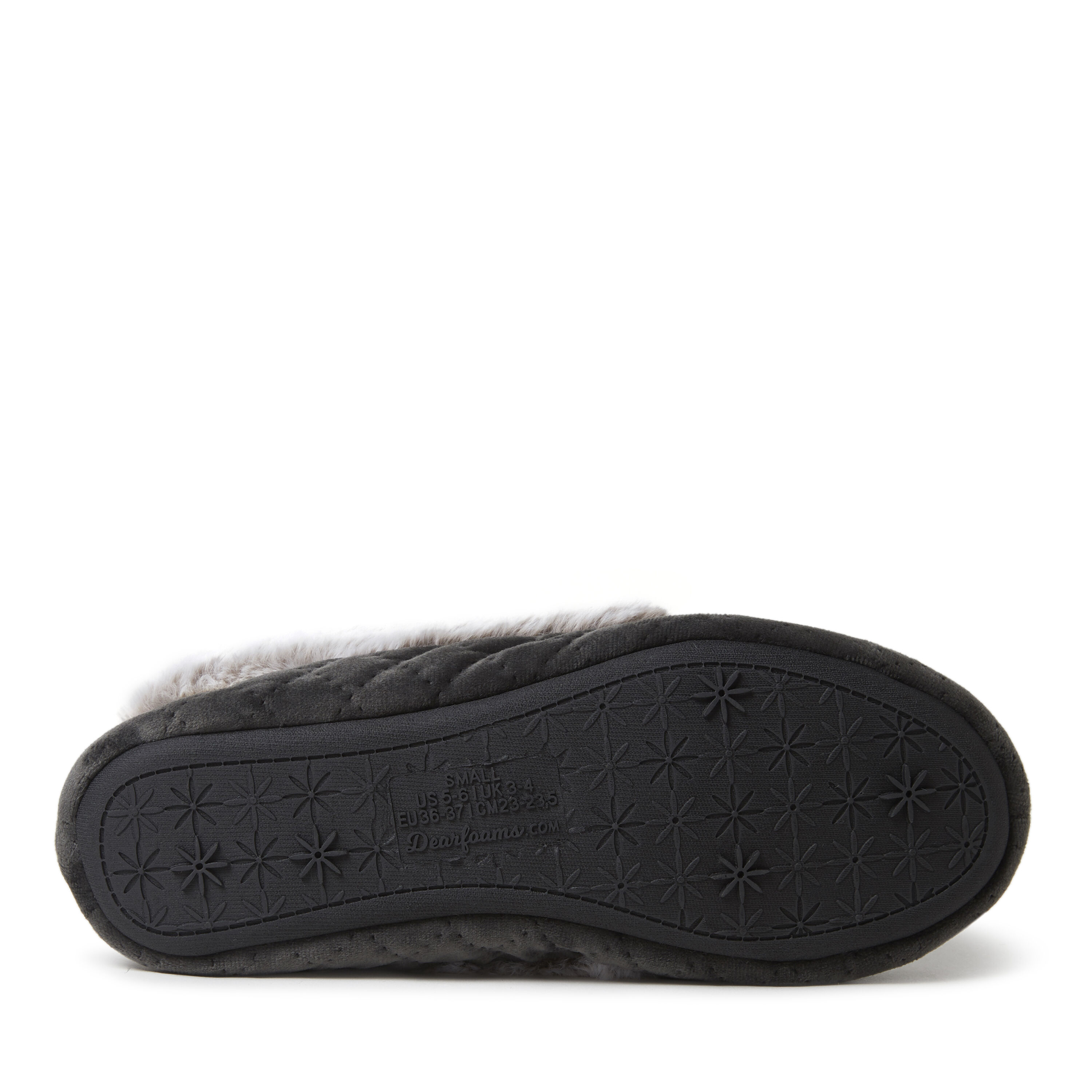 Women's Quilted Velour Moccasin