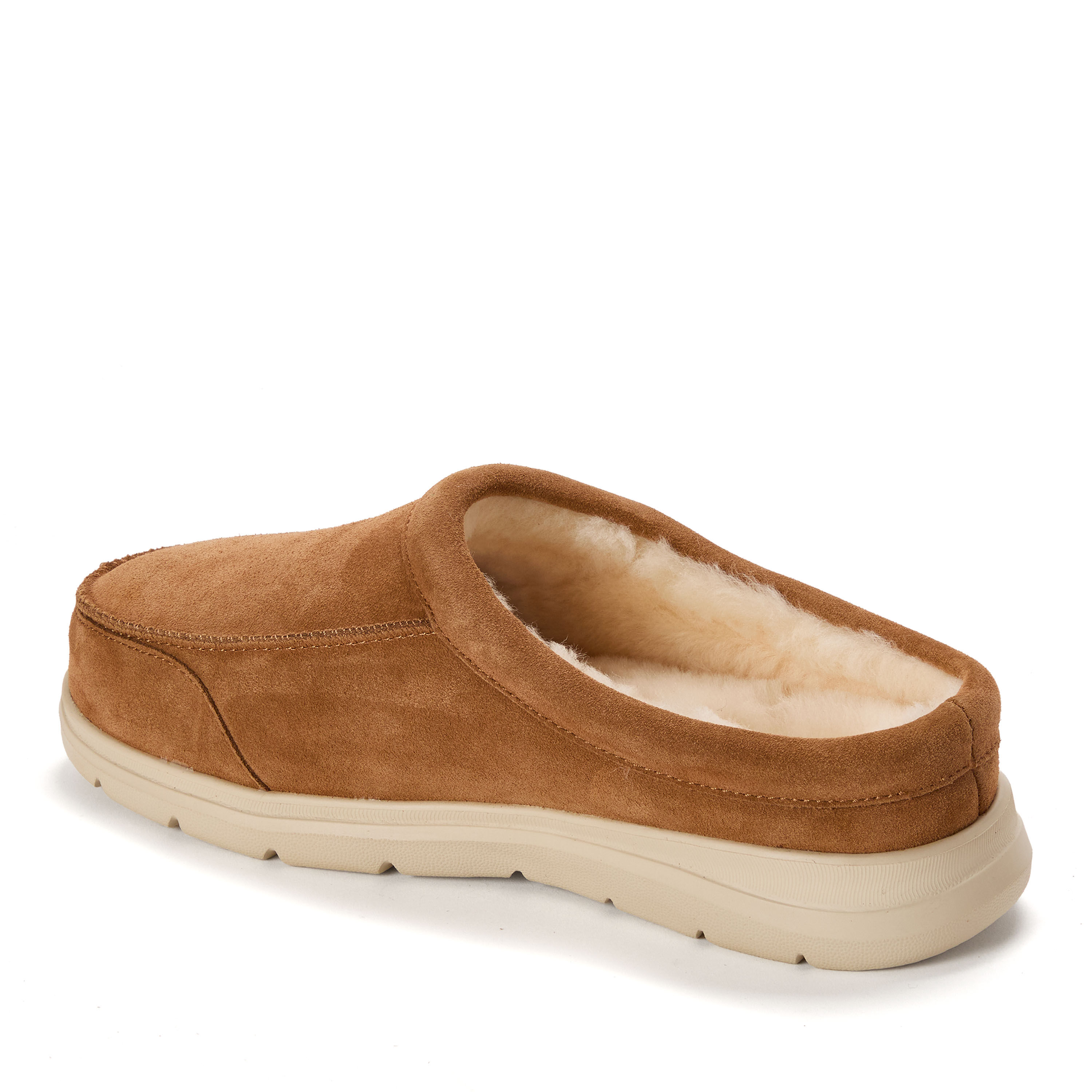 Men's Fireside by Dearfoams Lithgow Genuine Shearling Clog