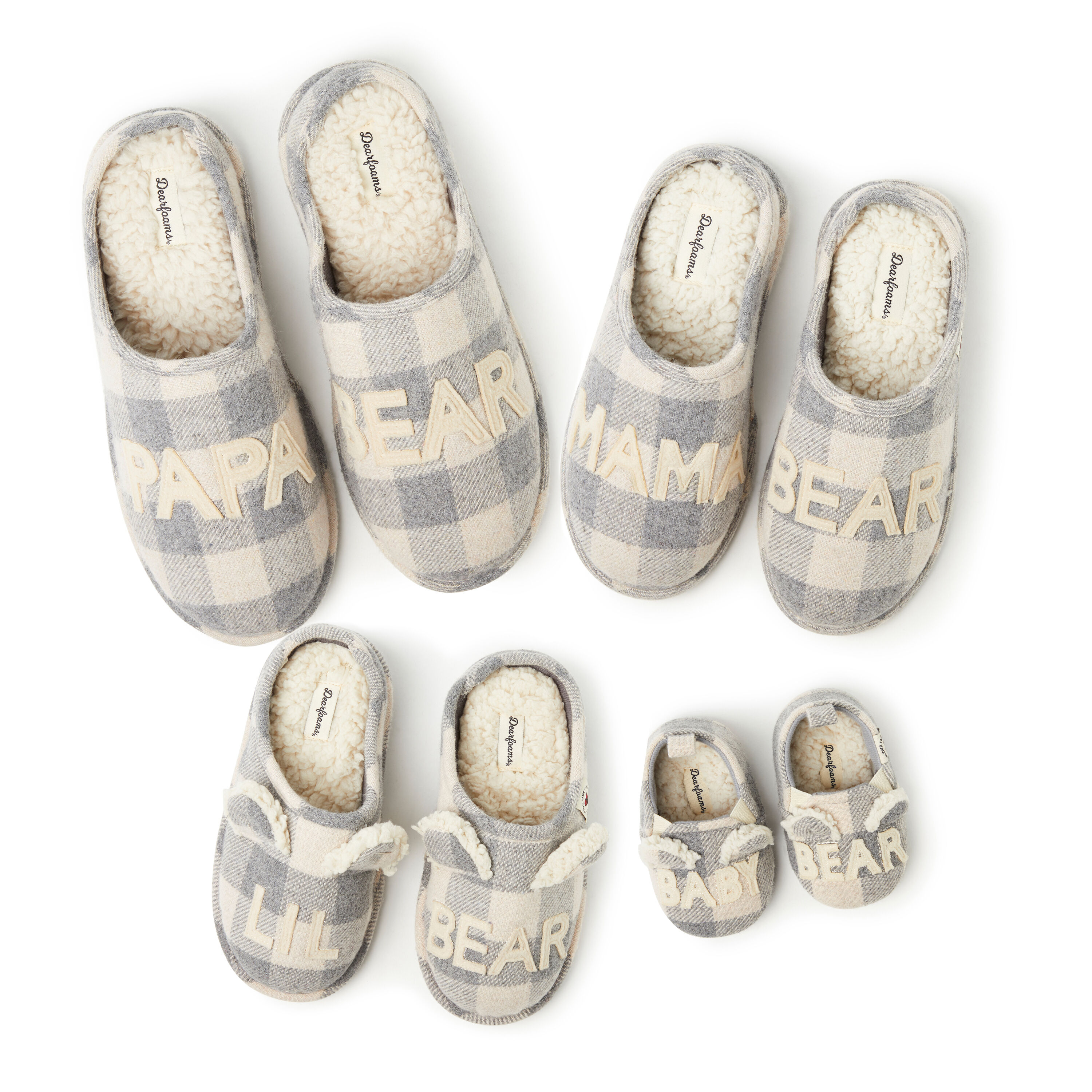 Kids Lil' Bear Buffalo Check Clog Slipper