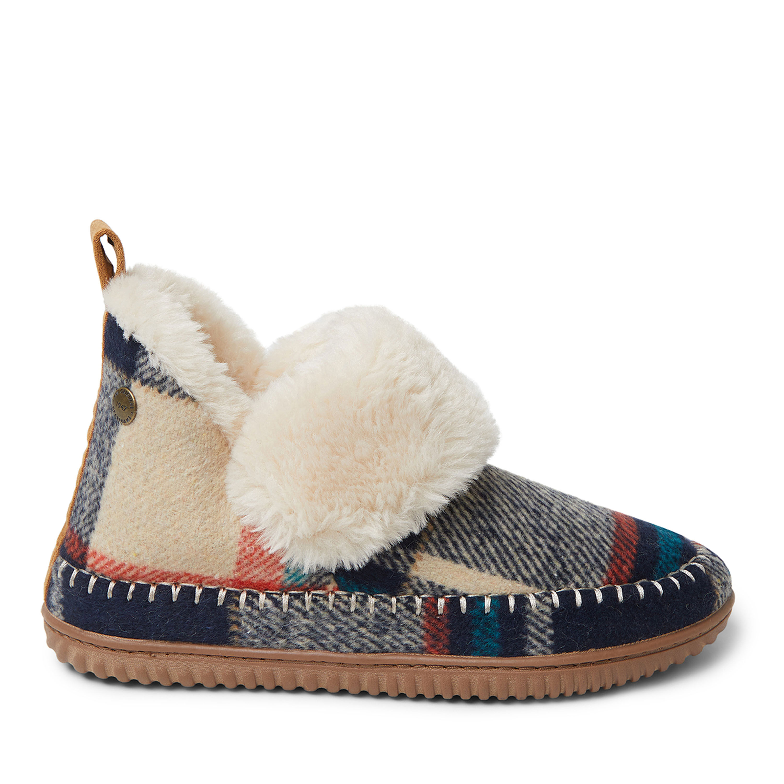 Women's dearfoams sierra online microsuede bootie slippers