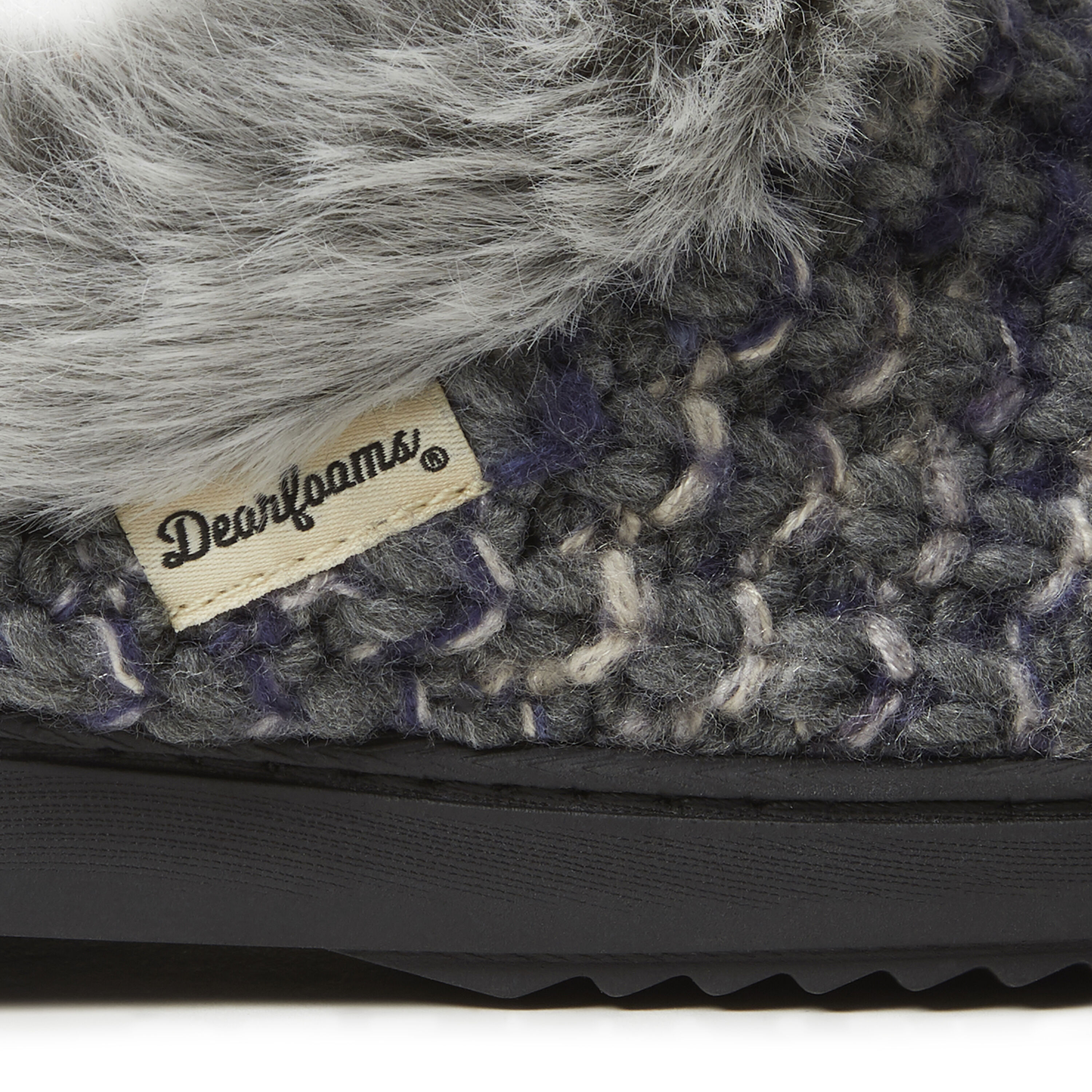 Women's Hannah Textured Knit Clog Slipper