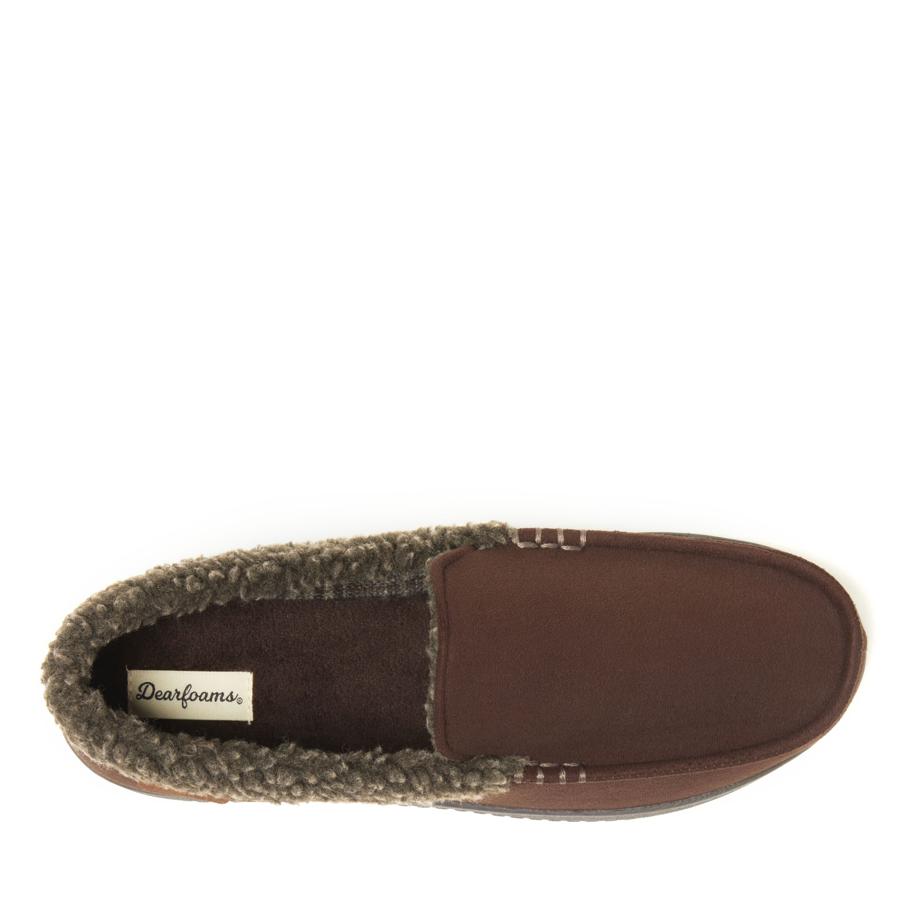 Men s Alexander Microsuede Moccasin With Berber Casing