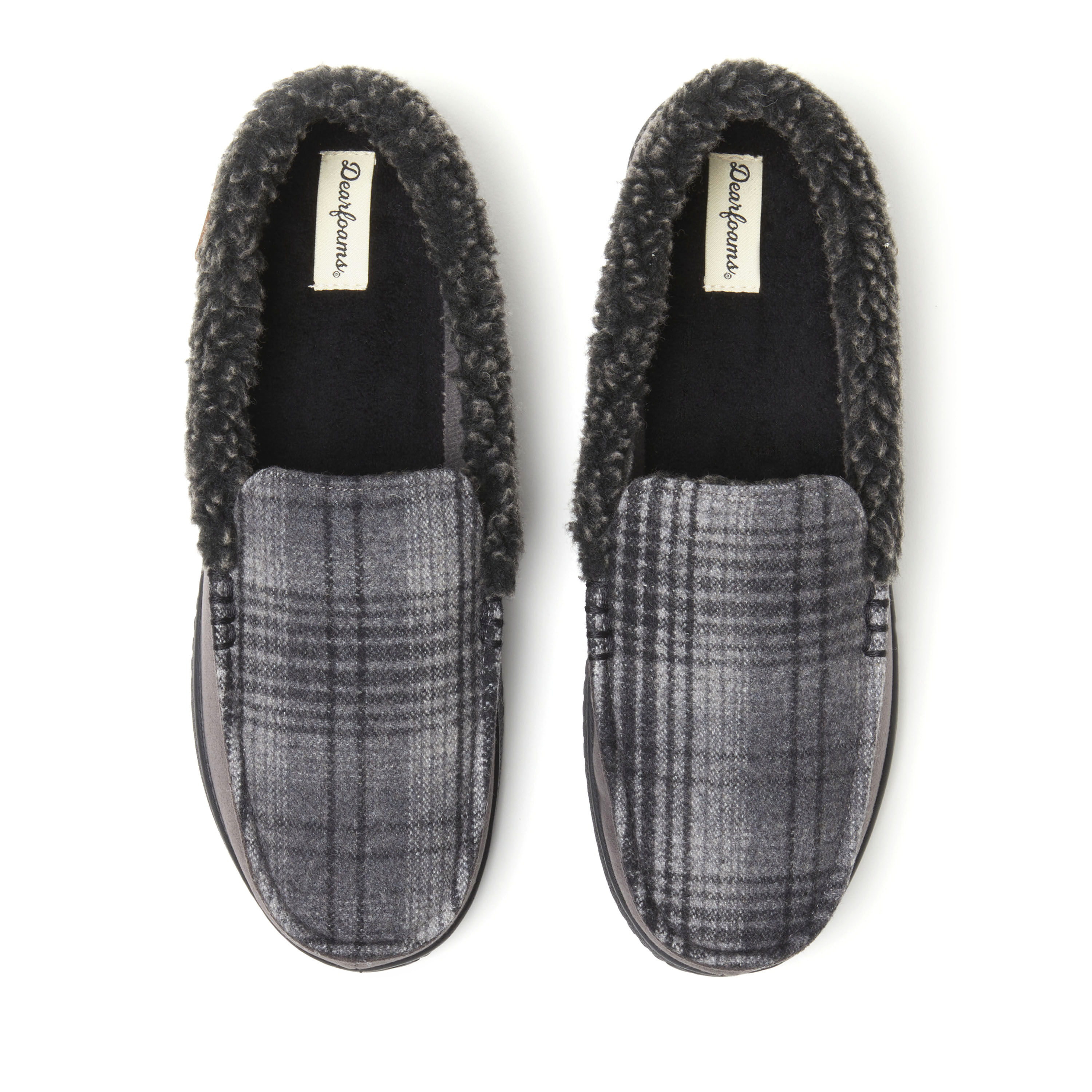 Men's Alexander Microsuede Moccasin With Berber Casing