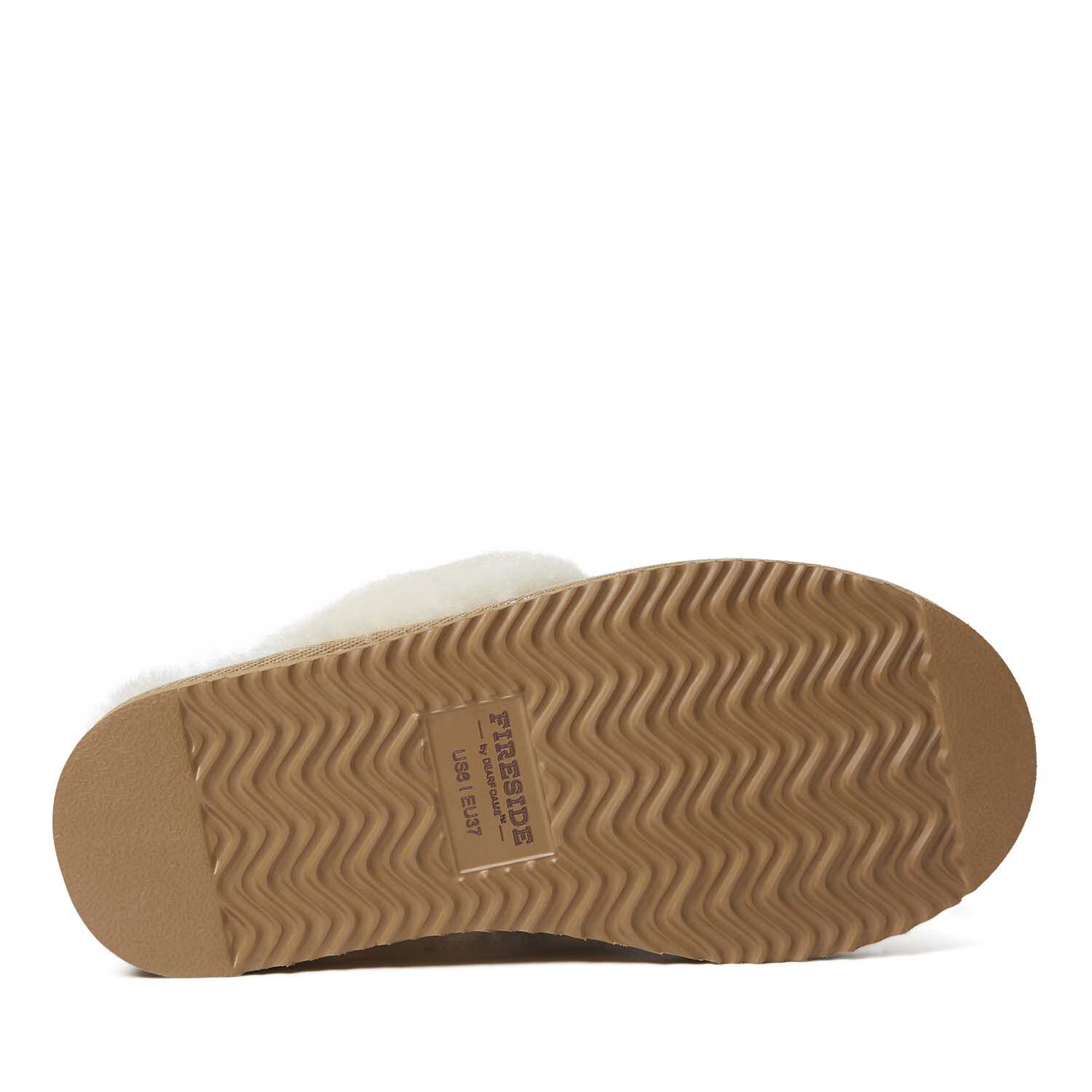 Women's Fireside by Dearfoams Sydney Genuine Shearling Scuff Slipper