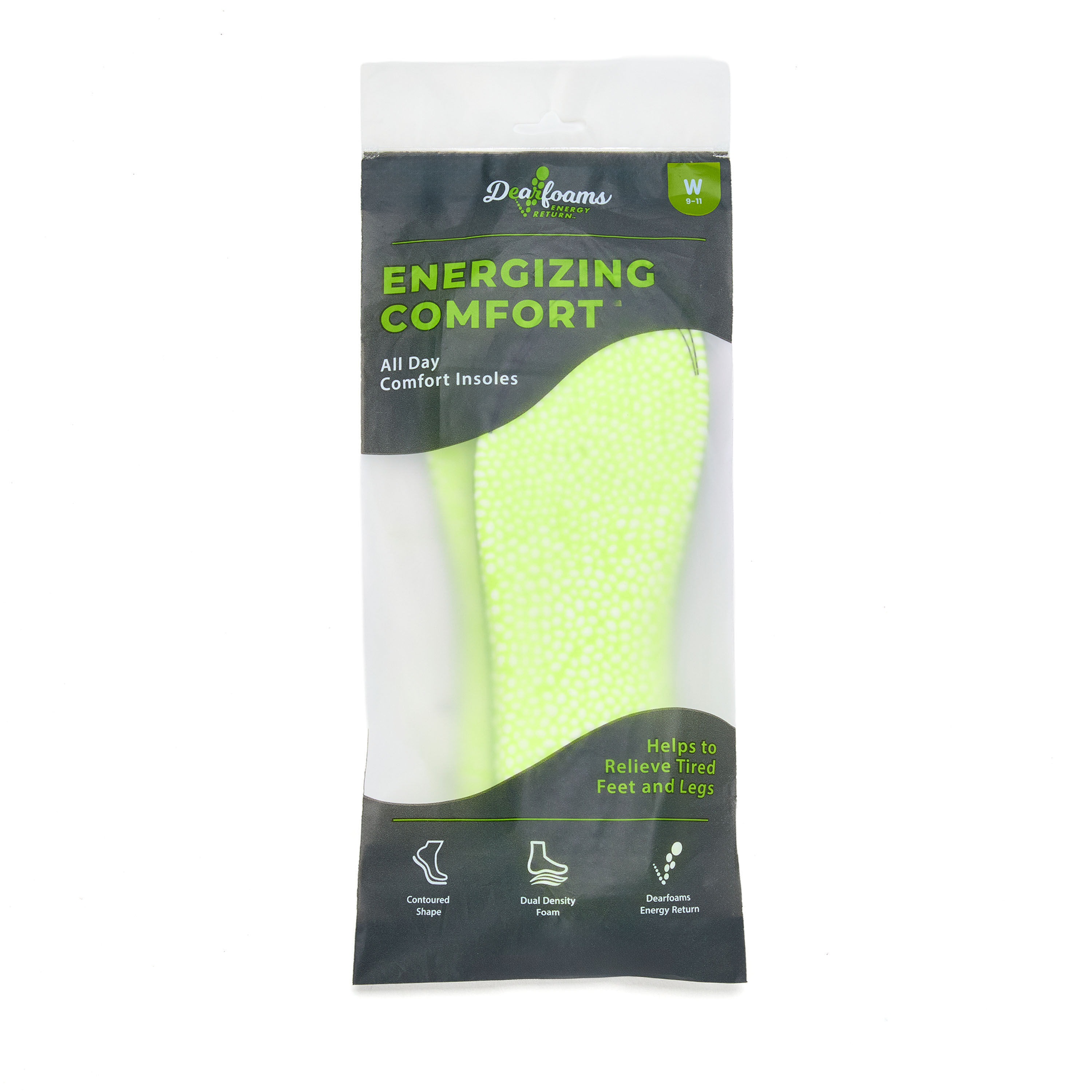 Womens Energy Return Footbed Removable Insole