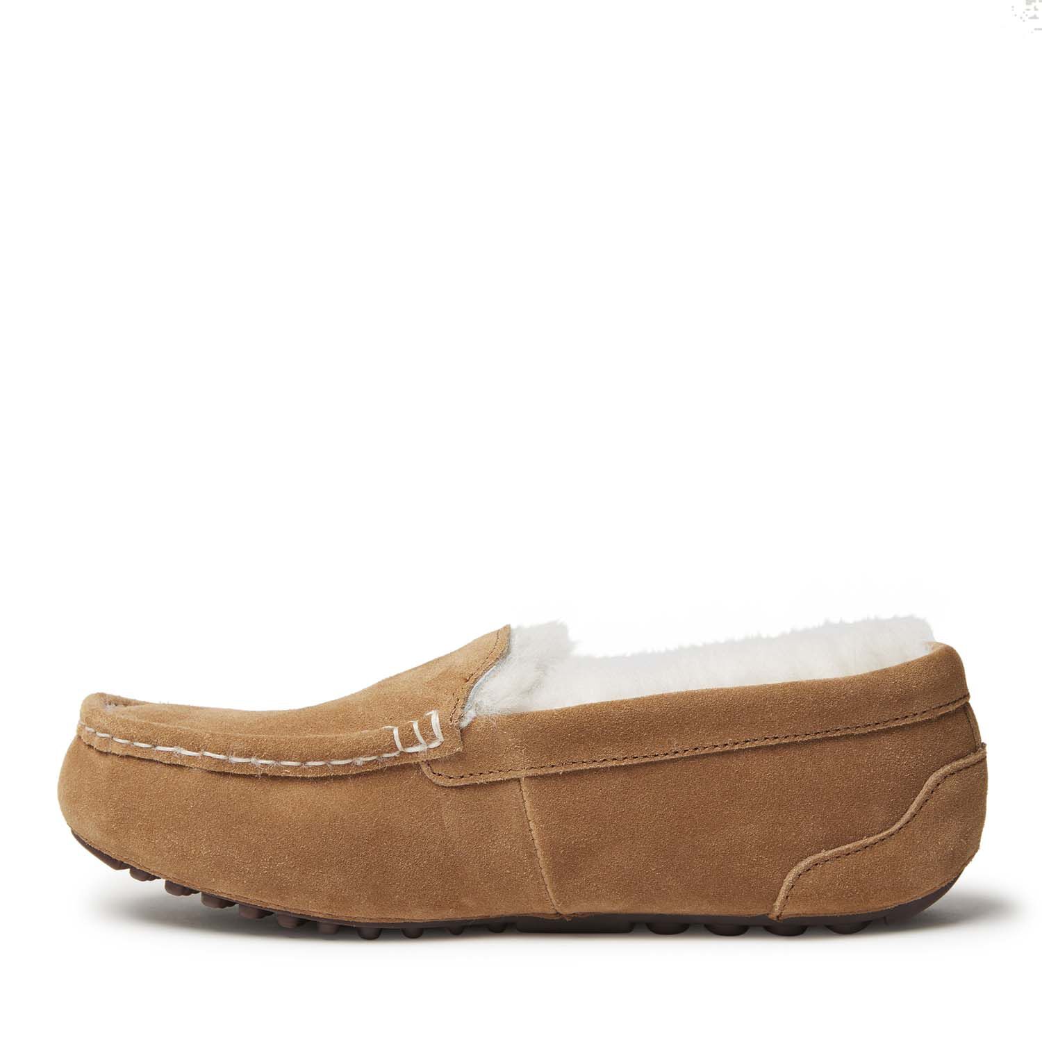 Women's Fireside by Dearfoams Mel Genuine Shearling Moccasin
