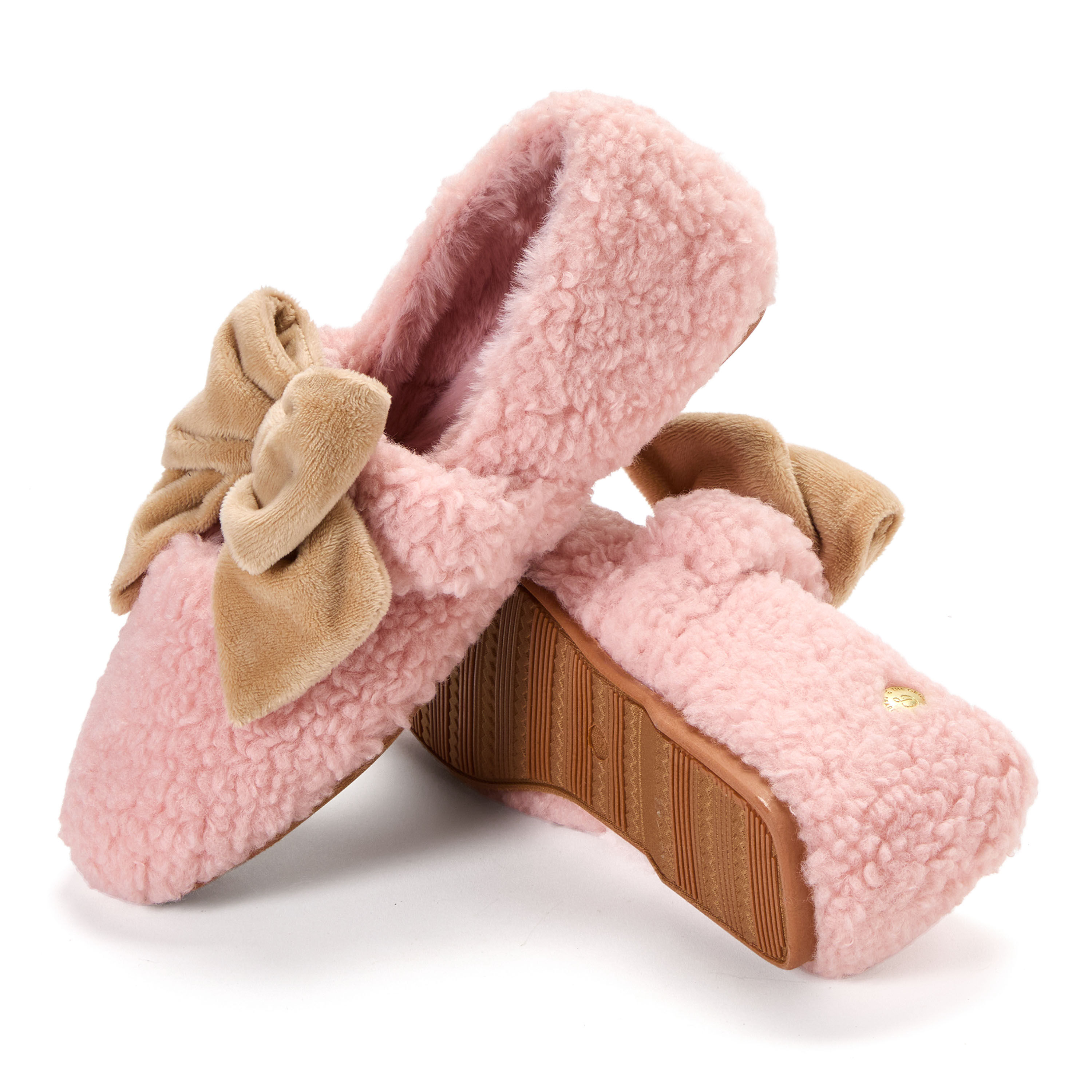 Dearfoams Women's Pennie Maryjane With Bow Slippers