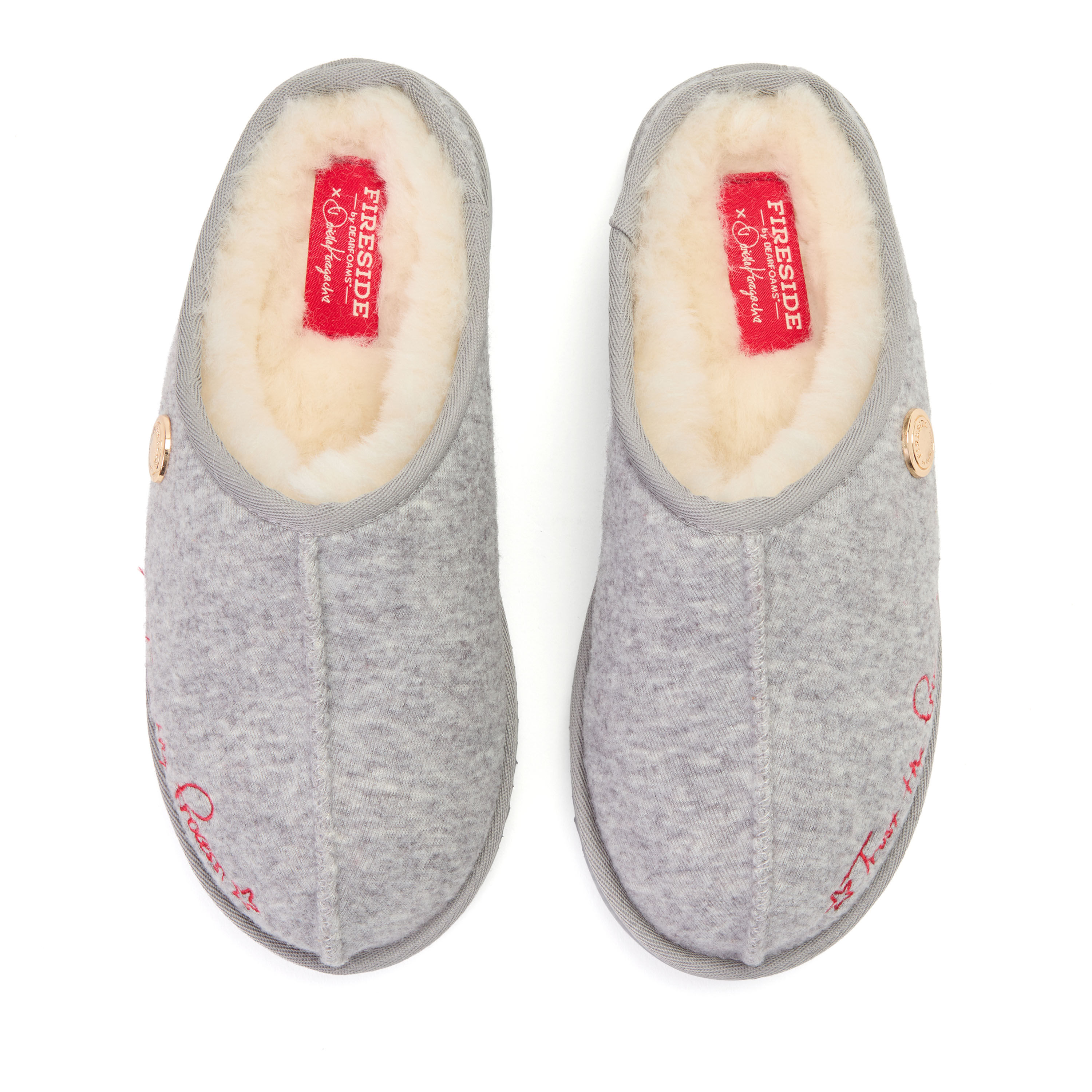 Daniella Karagach&rsquo;s Women's Fireside Knit Shearling Clog