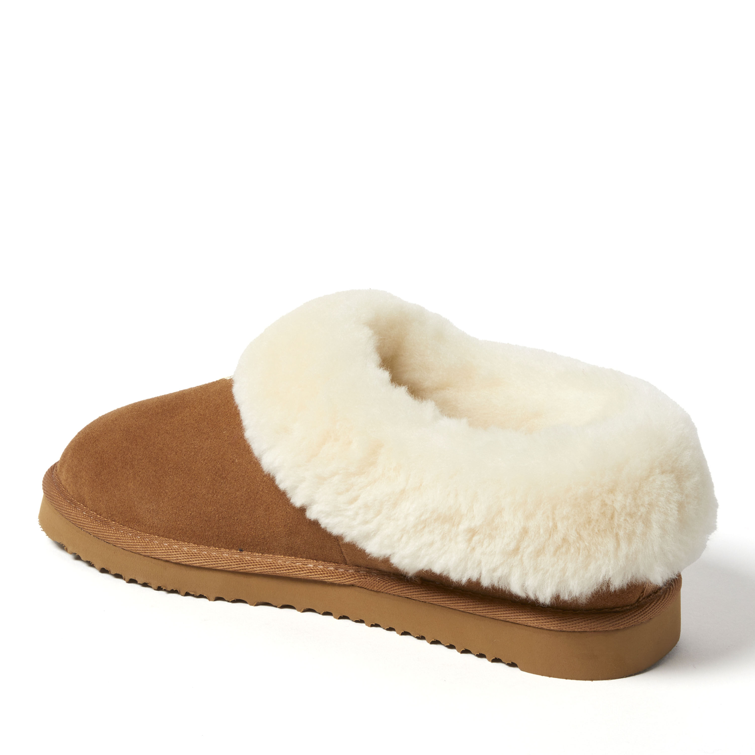 Women's Fireside by Dearfoams Adelaide Genuine Shearling Clog Slipper - Water Resistant