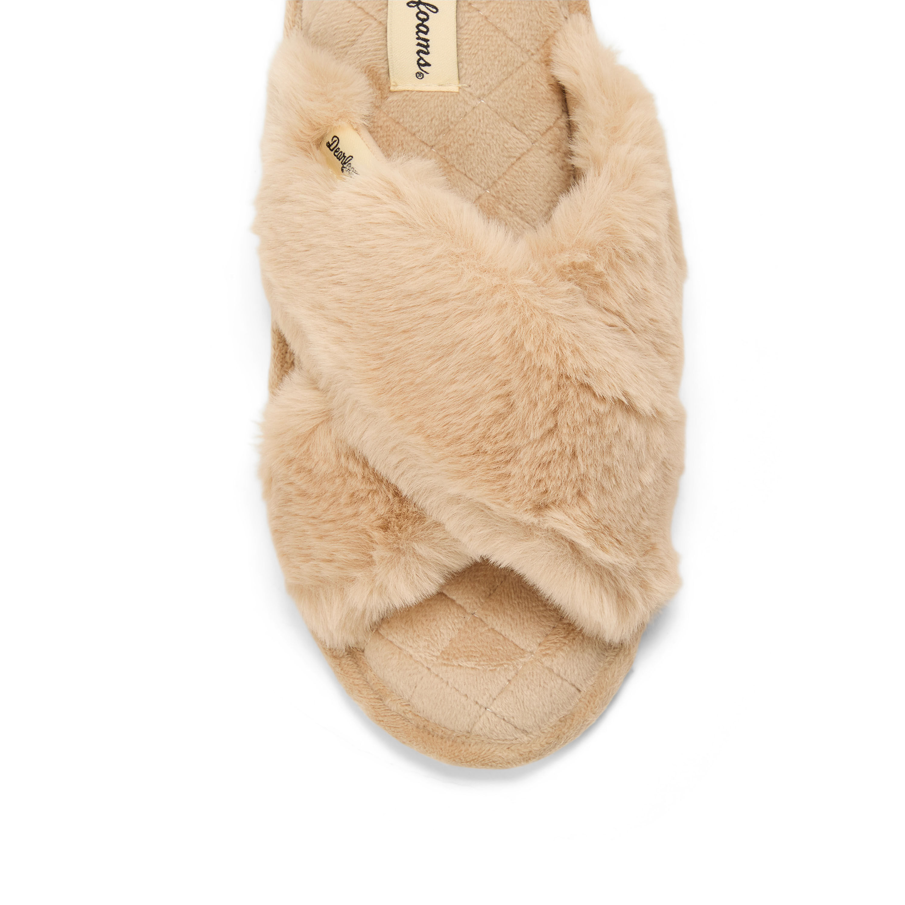 Women's Jessica Furry Crossband Slide Slipper