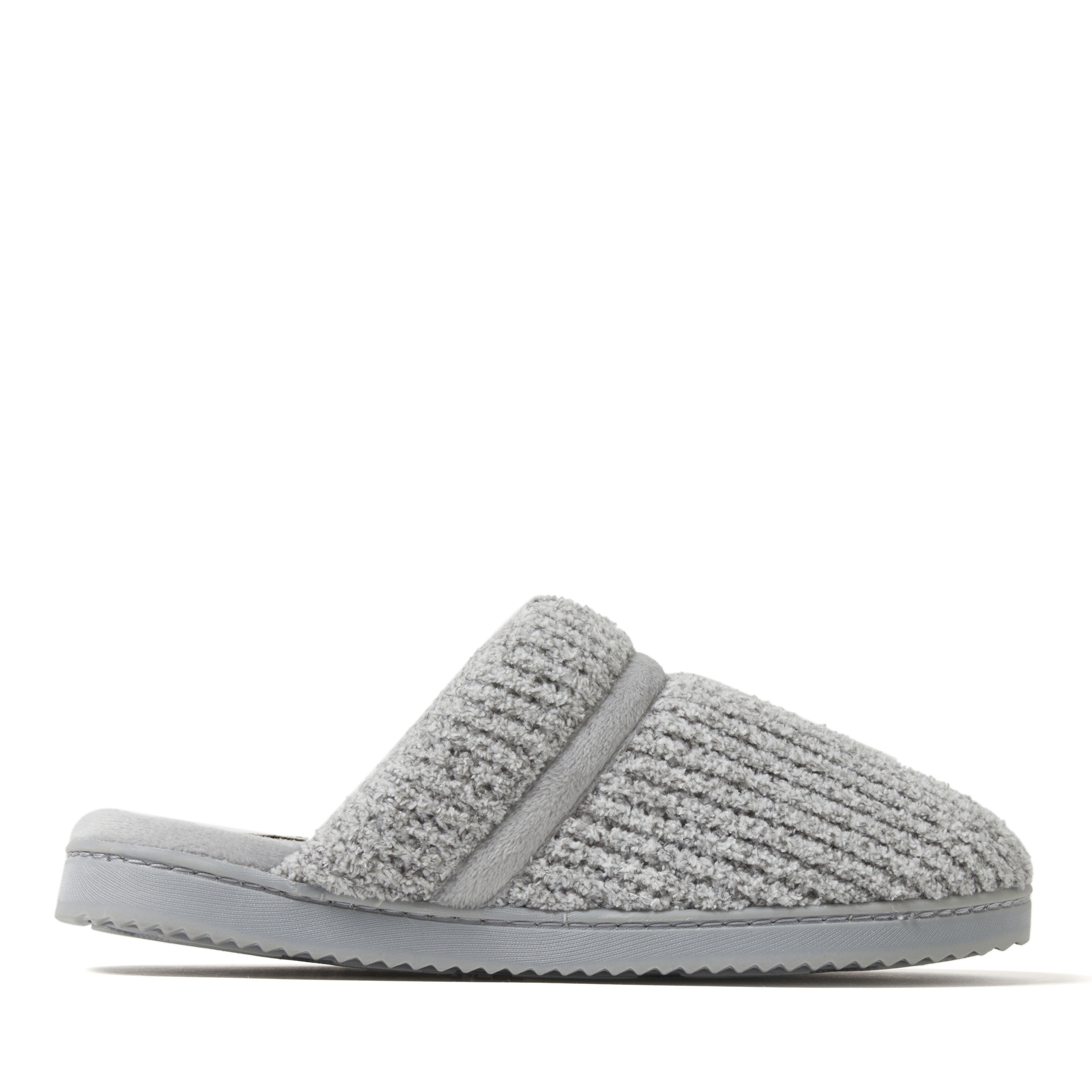 Women's dearfoams chenille scuff slide slippers discount