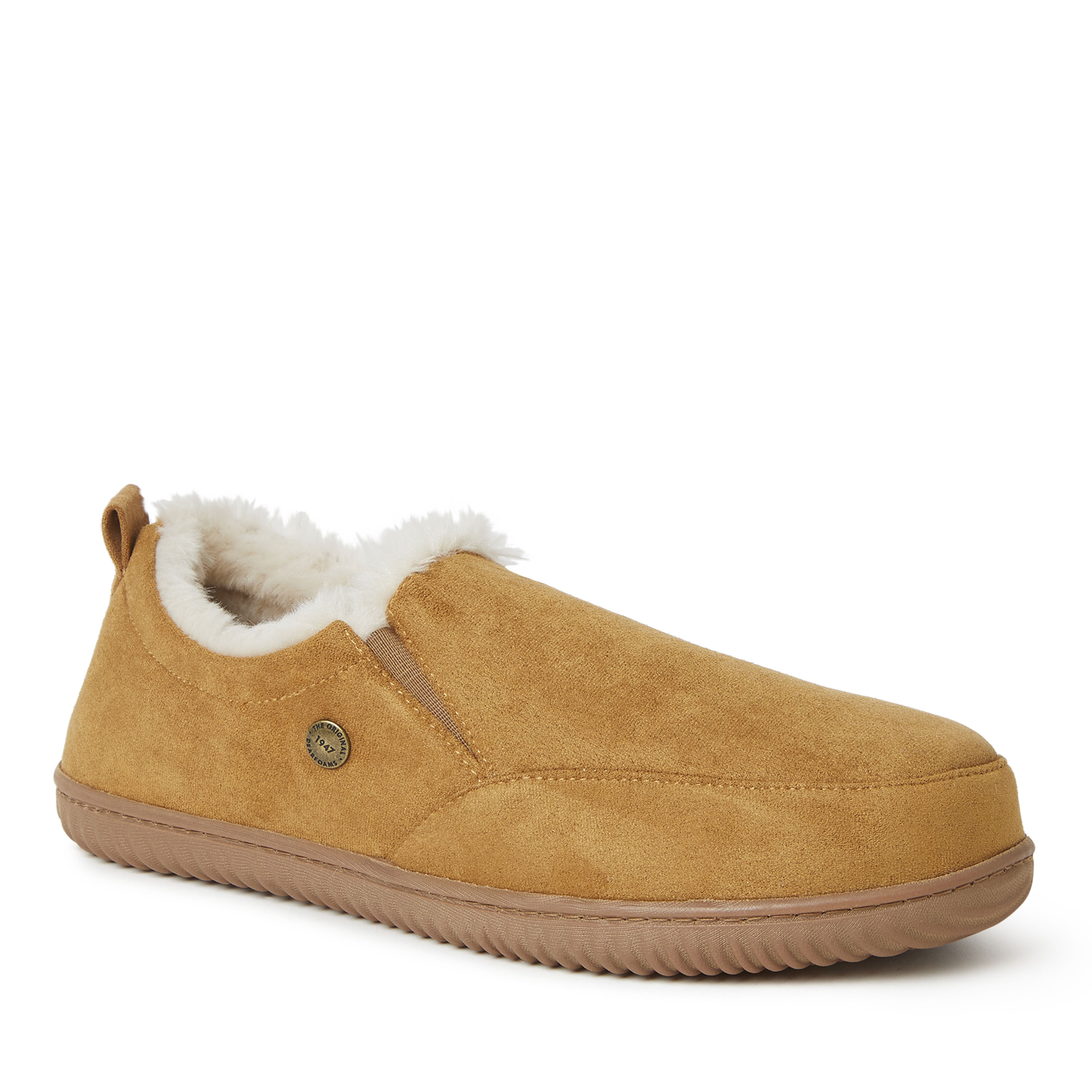 Mens slippers with best sale backs