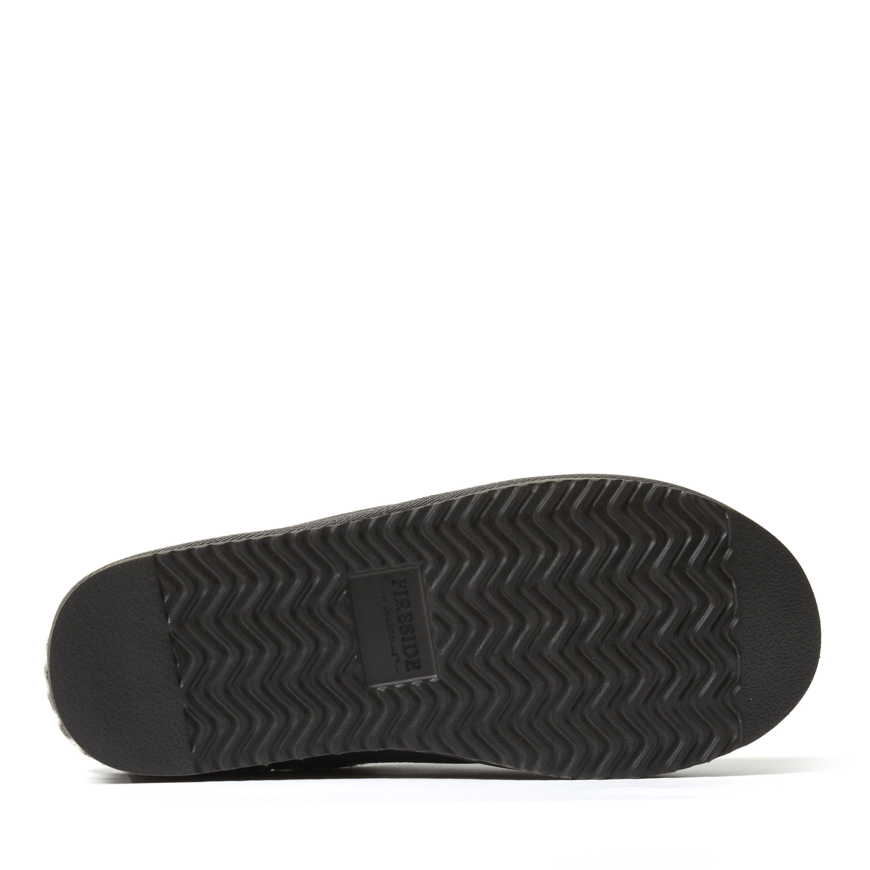 Men's Fireside by Dearfoams Grafton Genuine Shearling Clog With Taping - Water Resistant