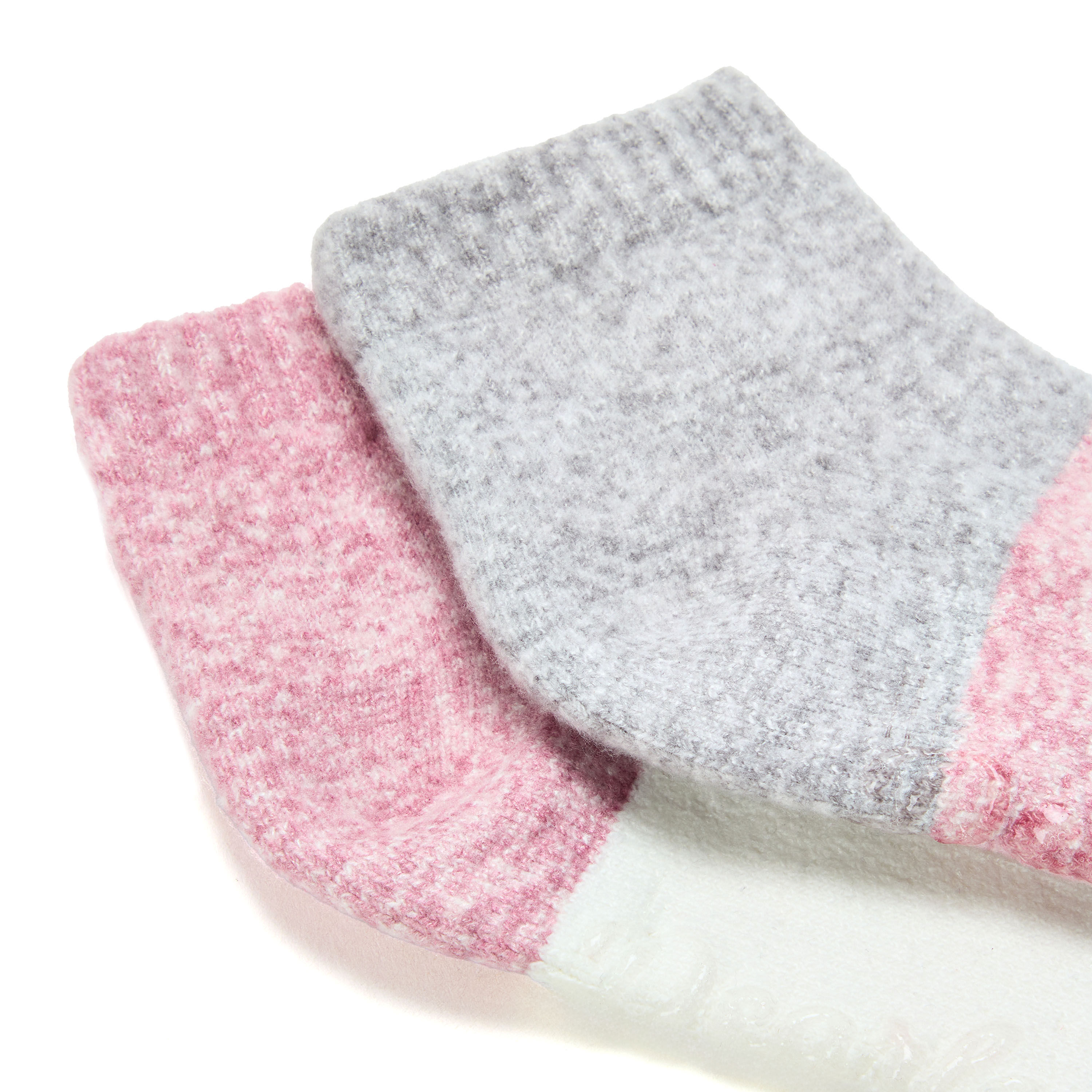 Women's Colorblock 2 Pack Lounge Socks