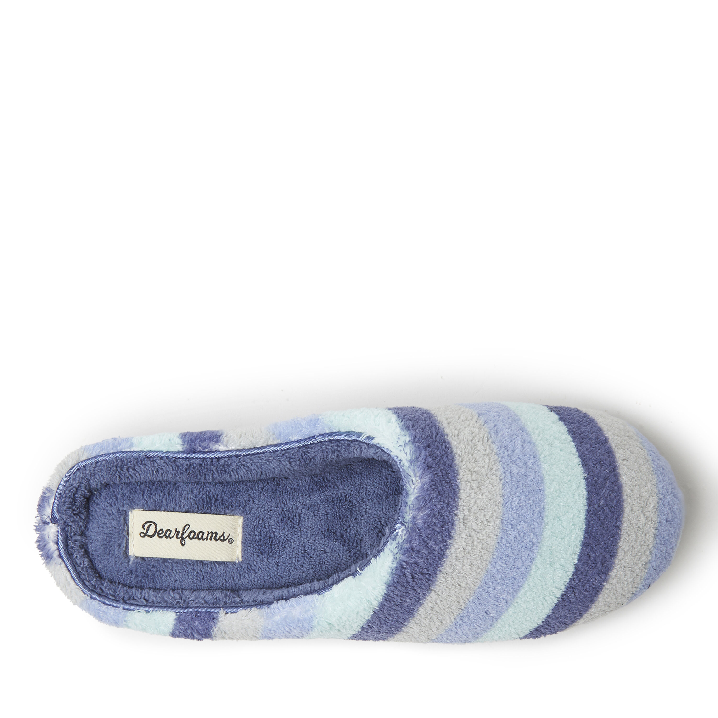 Women's dearfoams leslie quilted terry cheap clog slippers