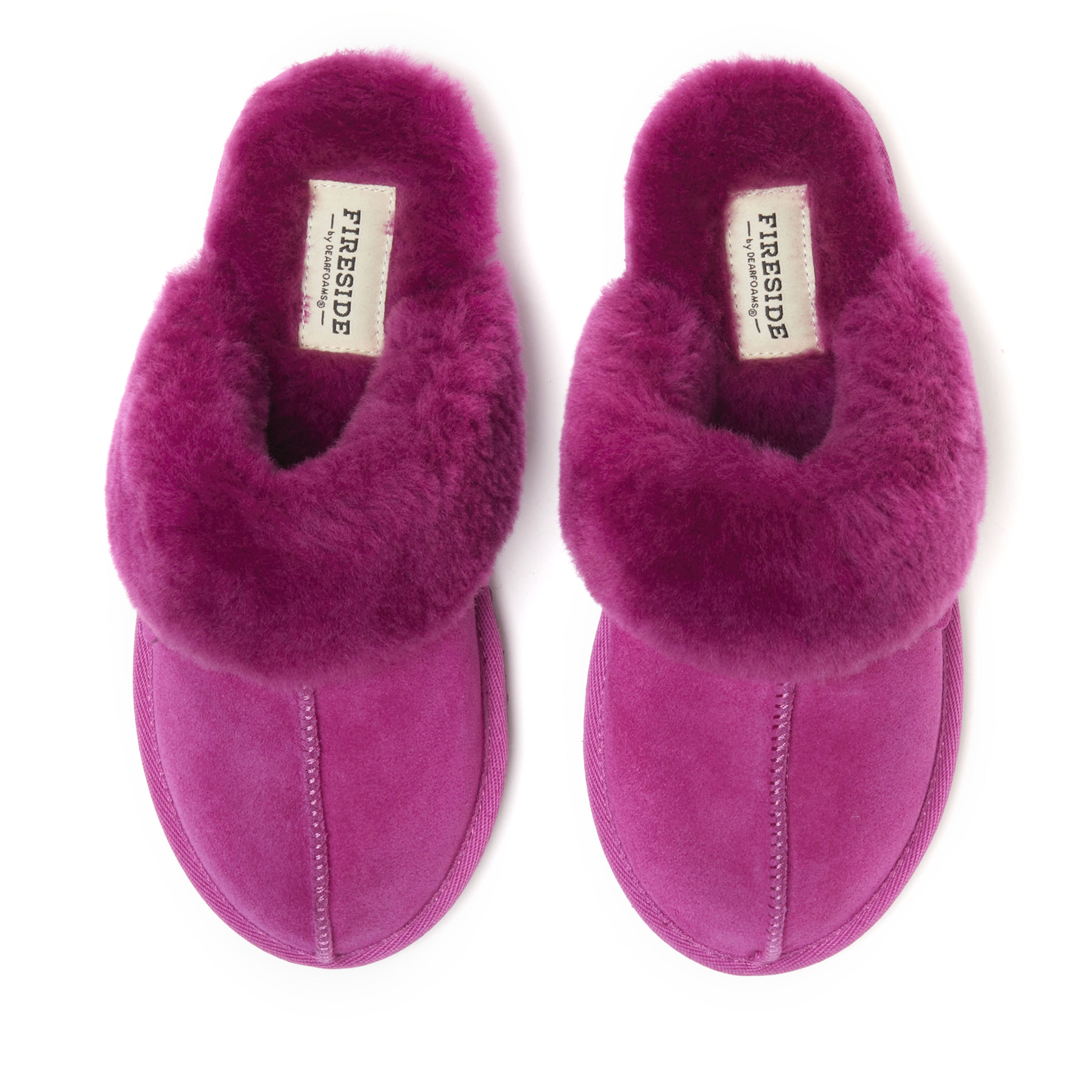 Women's Fireside By Dearfoams Sydney Genuine Shearling Scuff